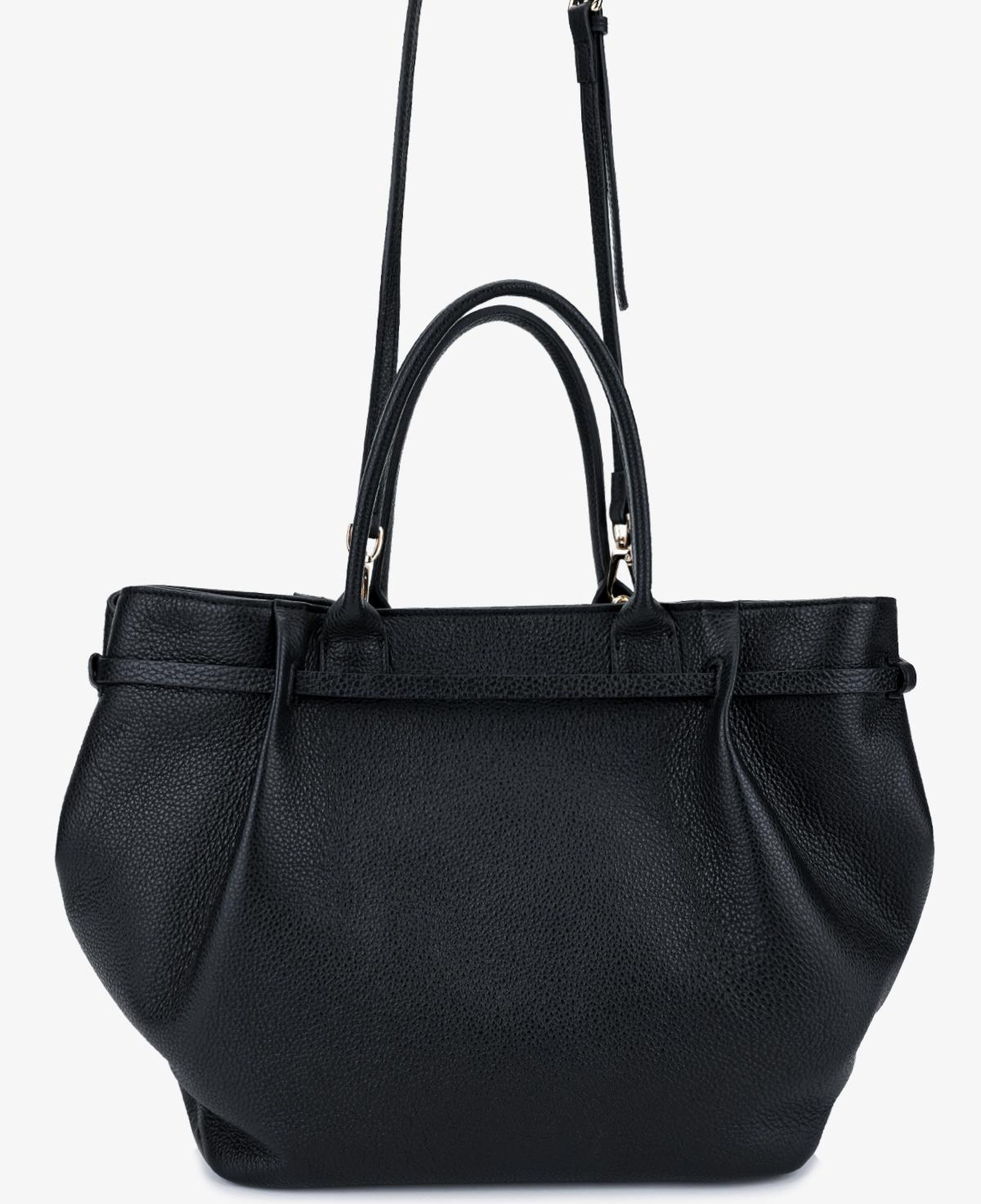 Valmenti Kadın Hakiki Deri Siyah Omuz Çanta