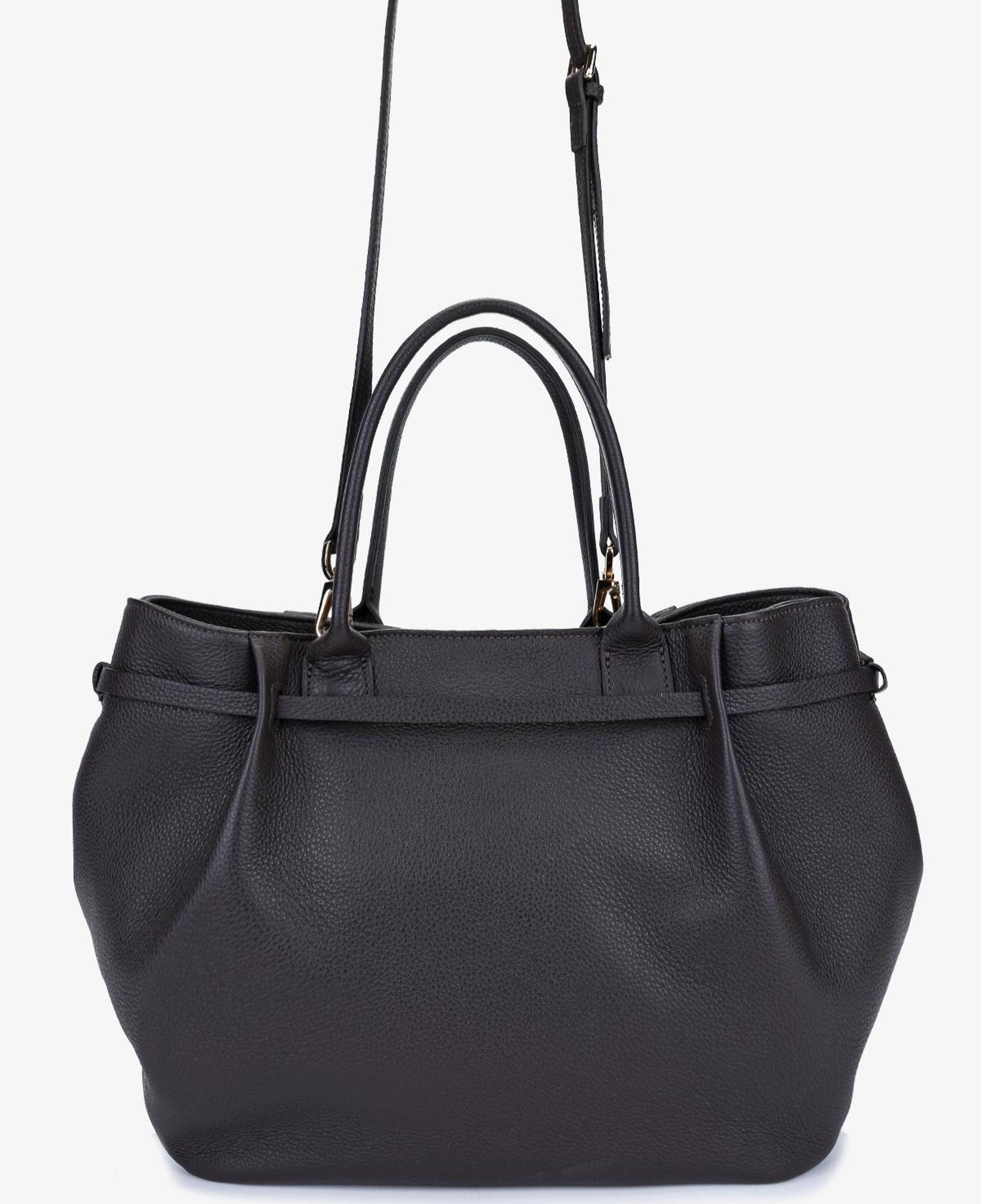 Valmenti Kadın Hakiki Deri Kahverengi Omuz Çanta