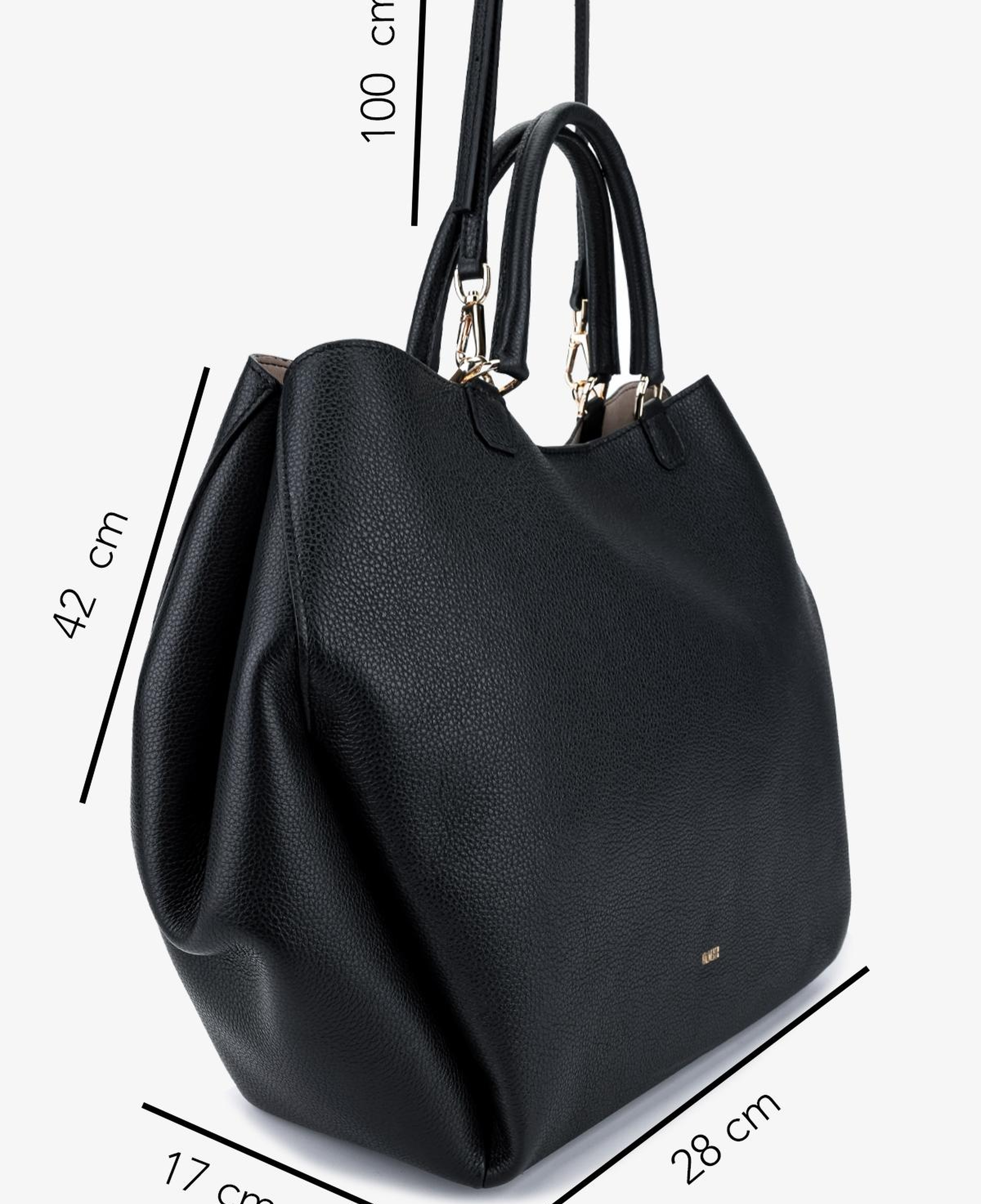 Valmenti Kadın Hakiki Deri Siyah Omuz Çanta