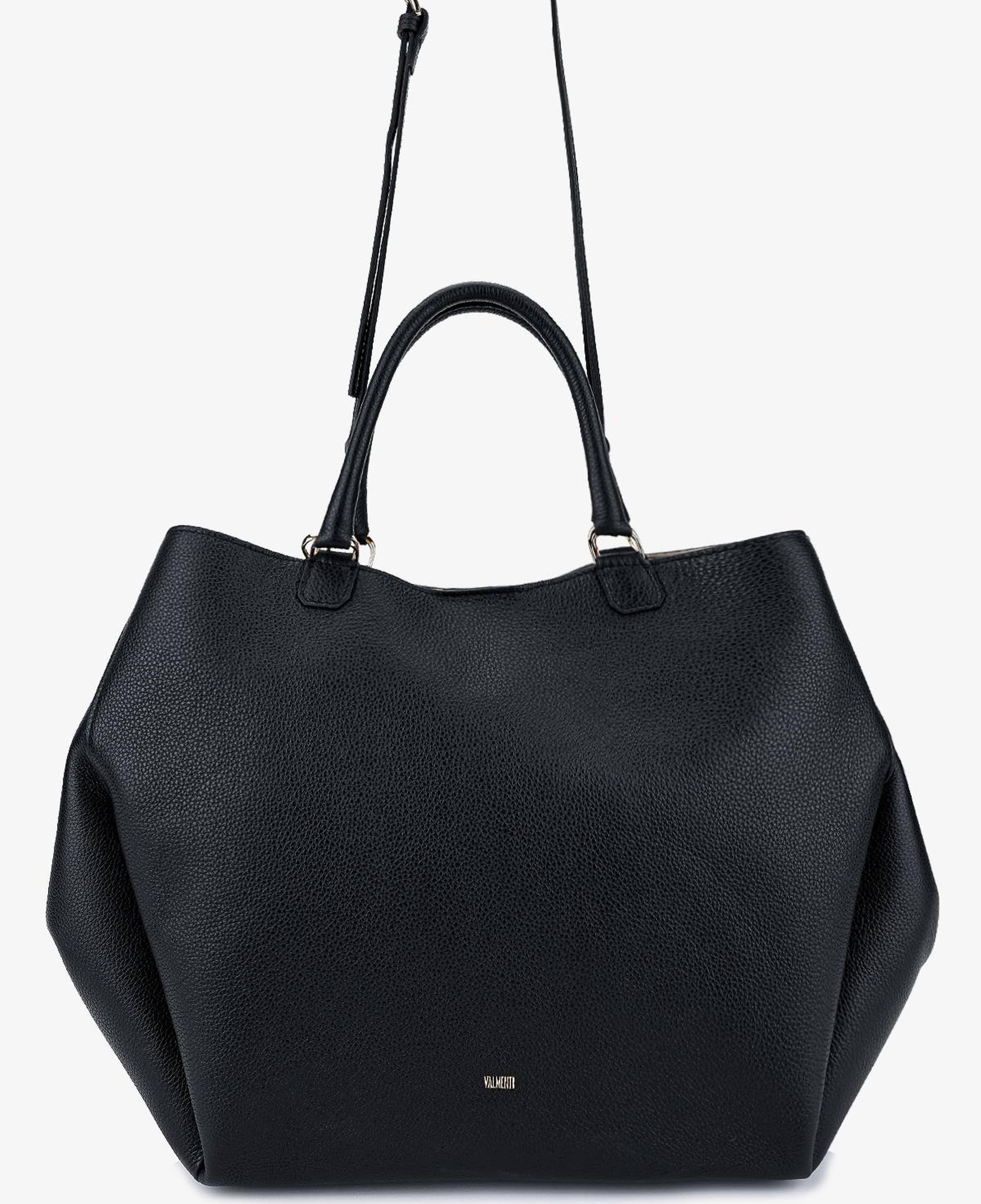 Valmenti Kadın Hakiki Deri Siyah Omuz Çanta