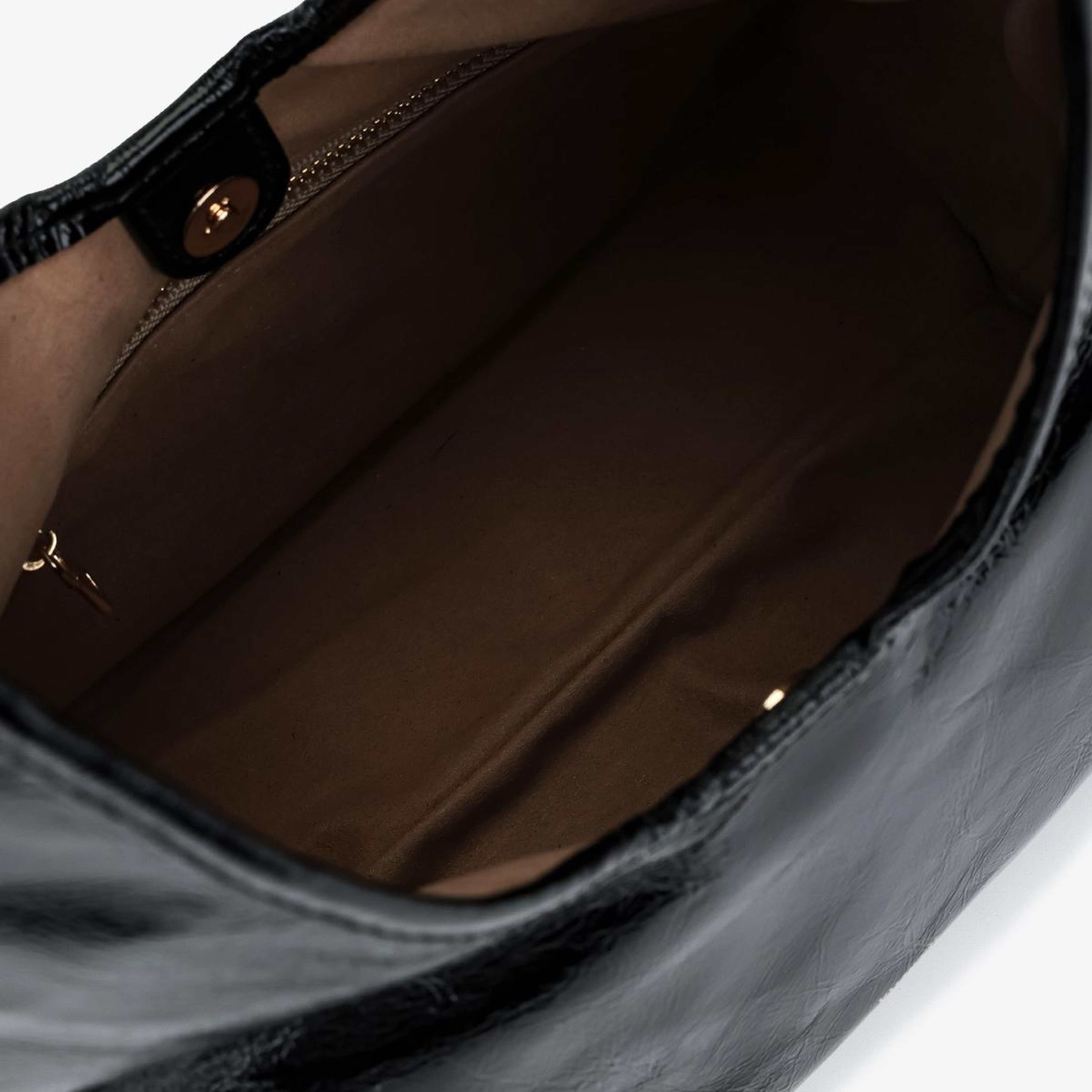 Valmenti Kadın Hakiki Deri Siyah Kol Çantası