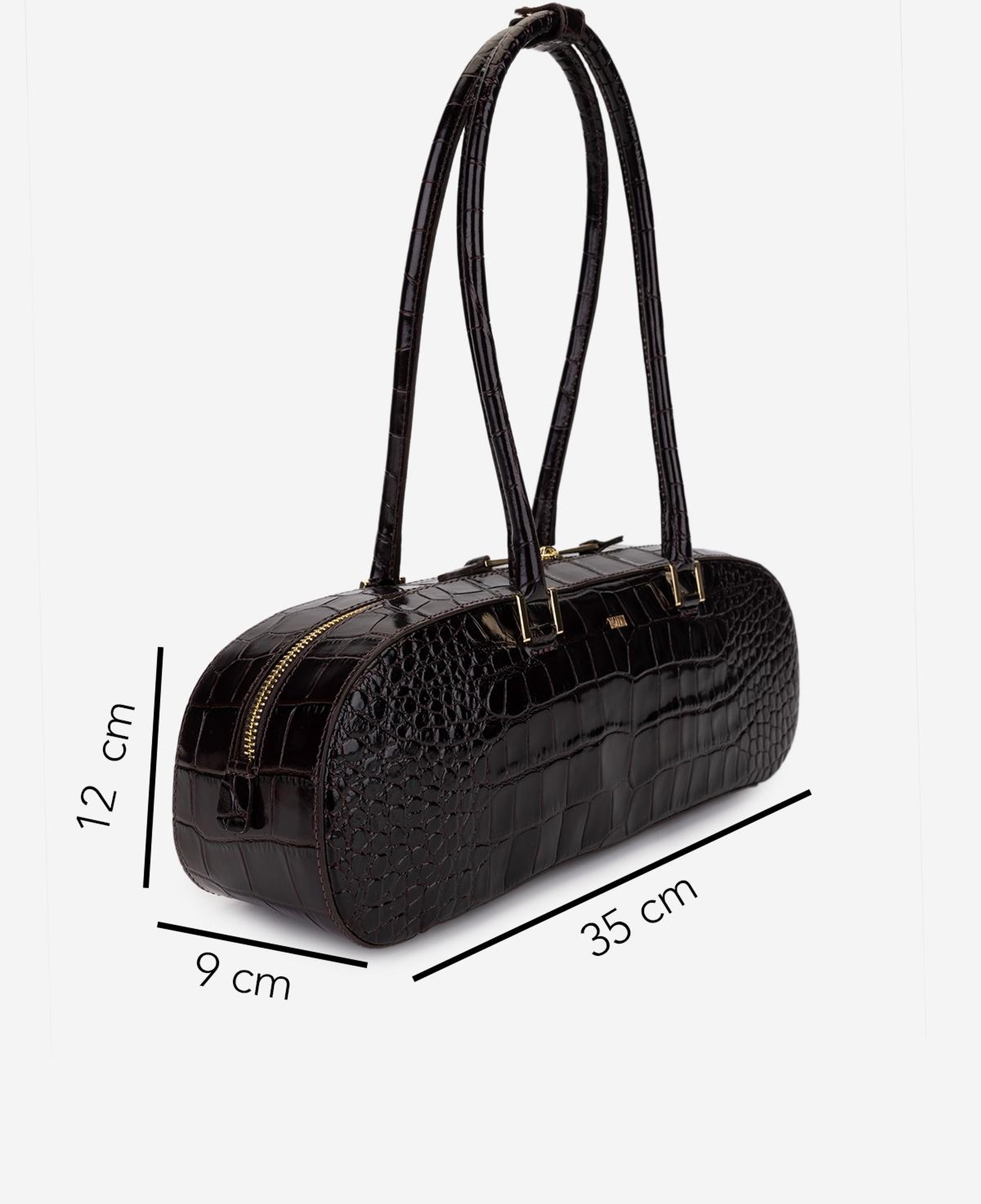 Valmenti Kadın Hakiki Deri Kahverengi Omuz Çanta