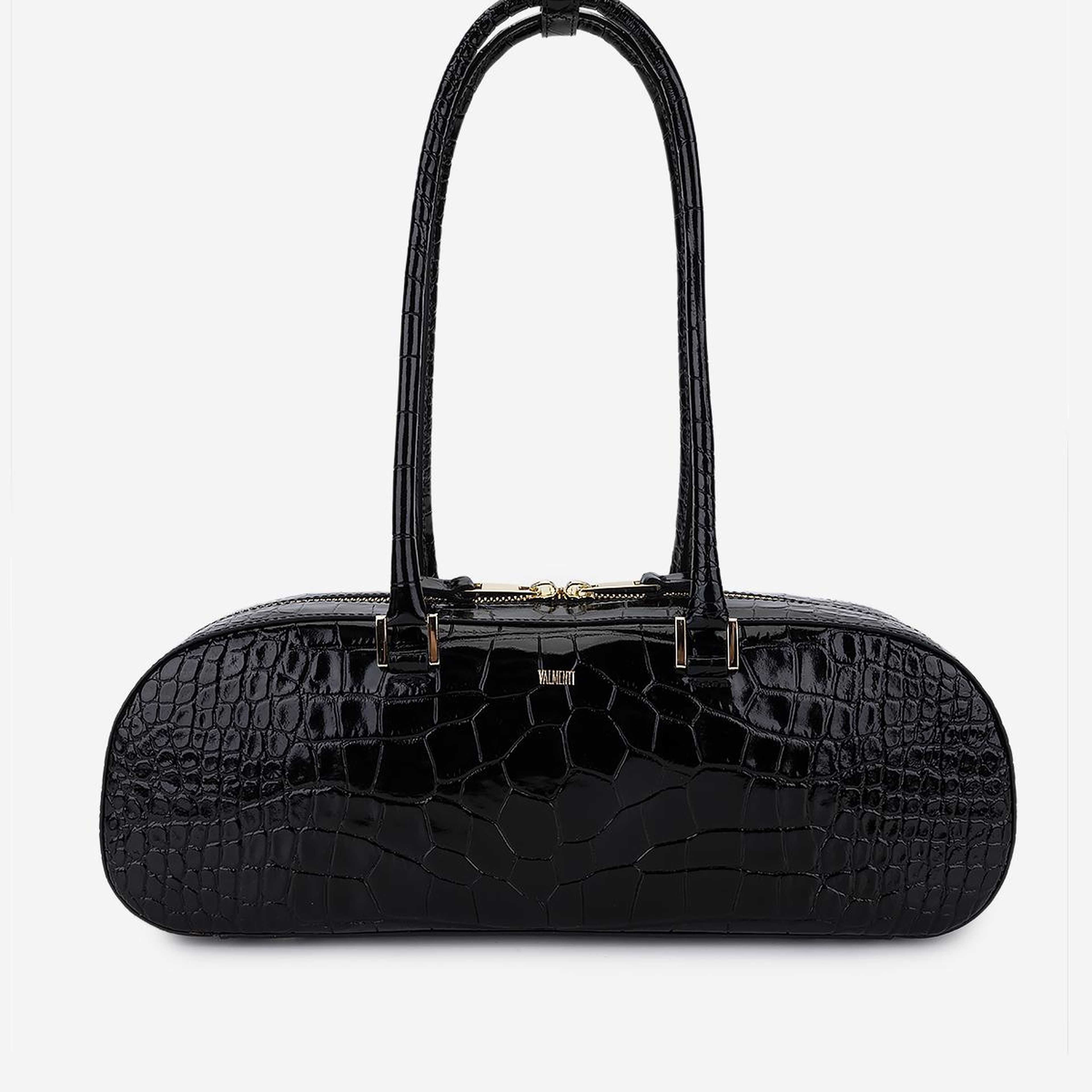 Valmenti Kadın Hakiki Deri Siyah Omuz Çanta