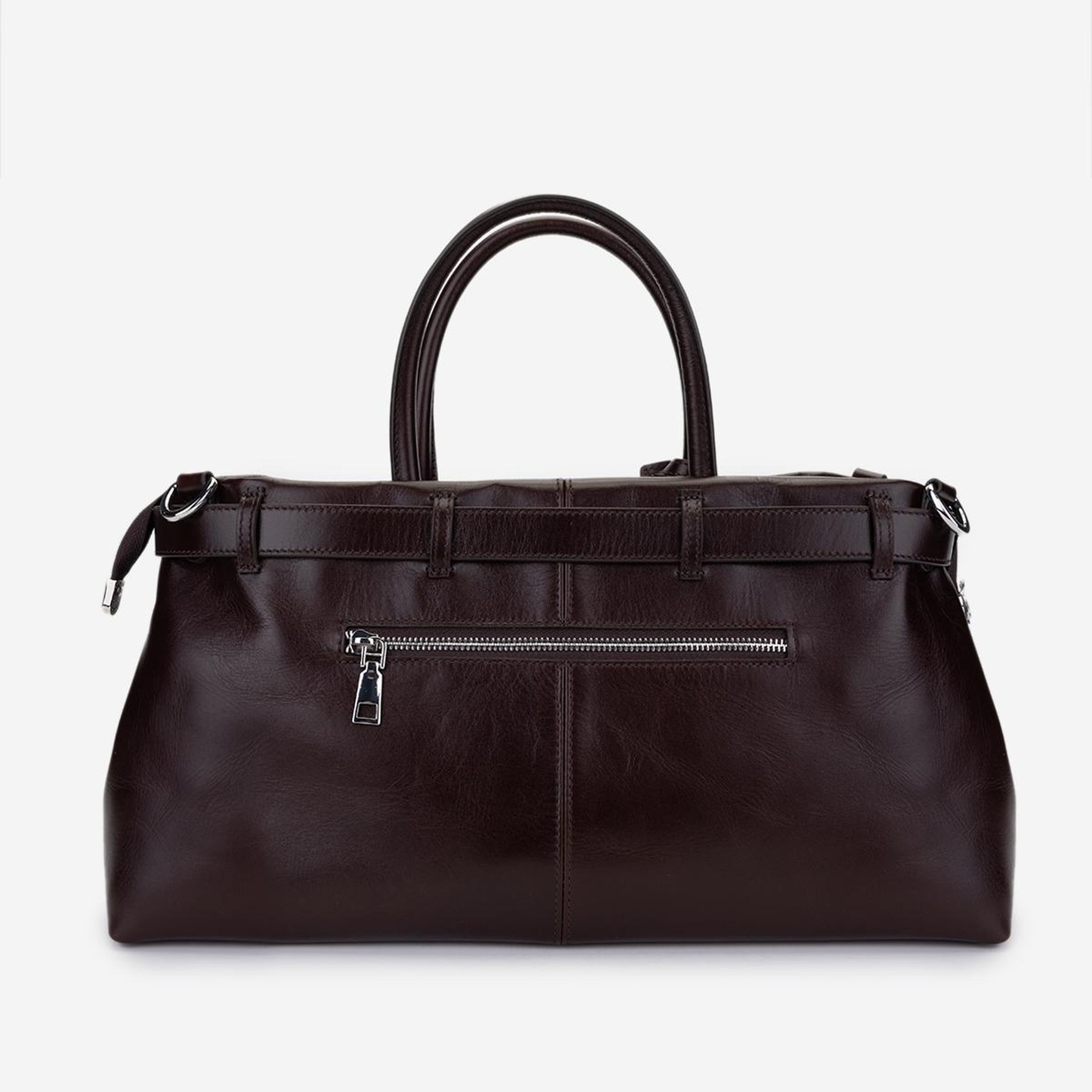 Valmenti Kadın Hakiki Deri Kahverengi Kol Çantası