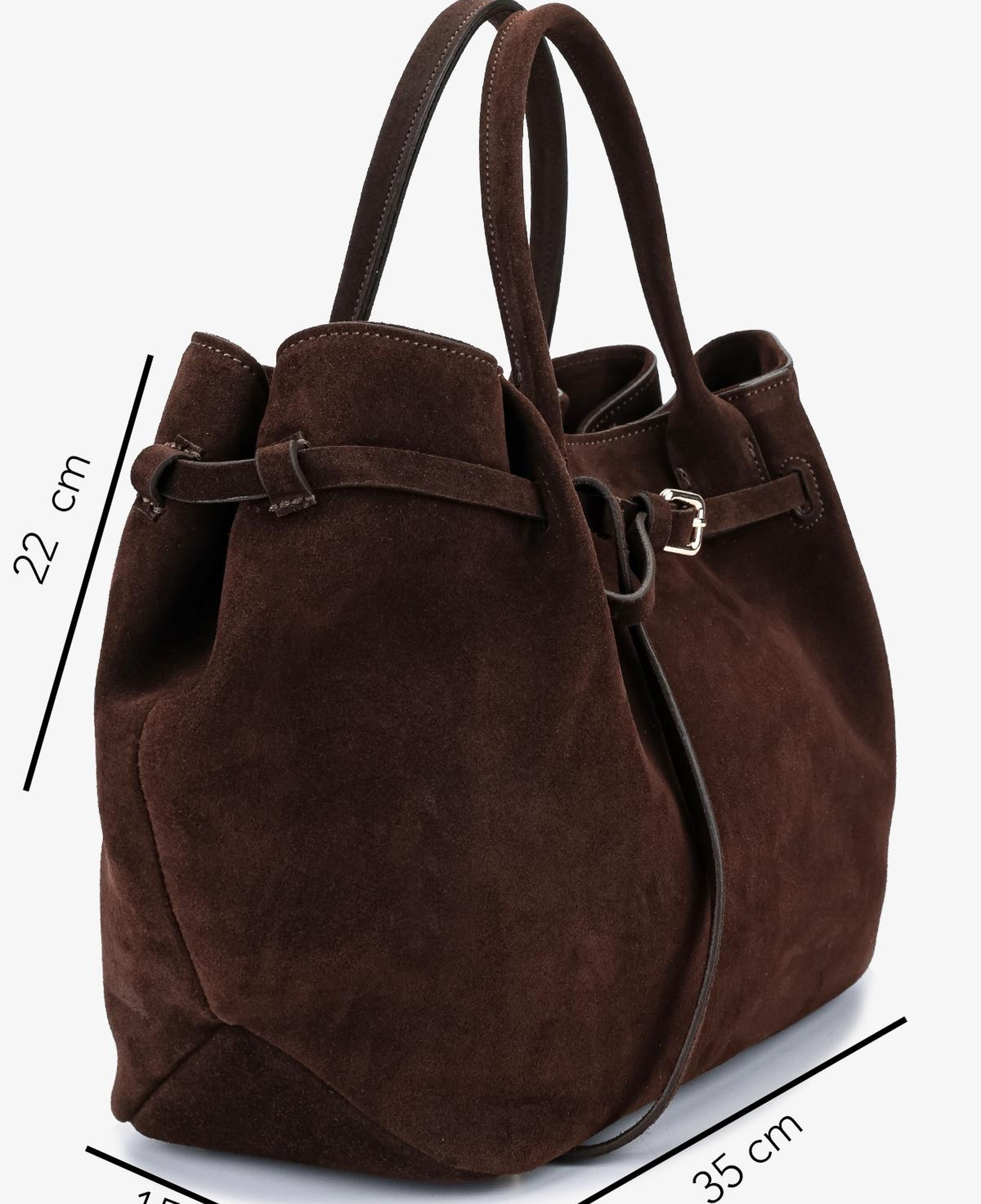 Valmenti Kadın Hakiki Deri Kahverengi Omuz Çanta