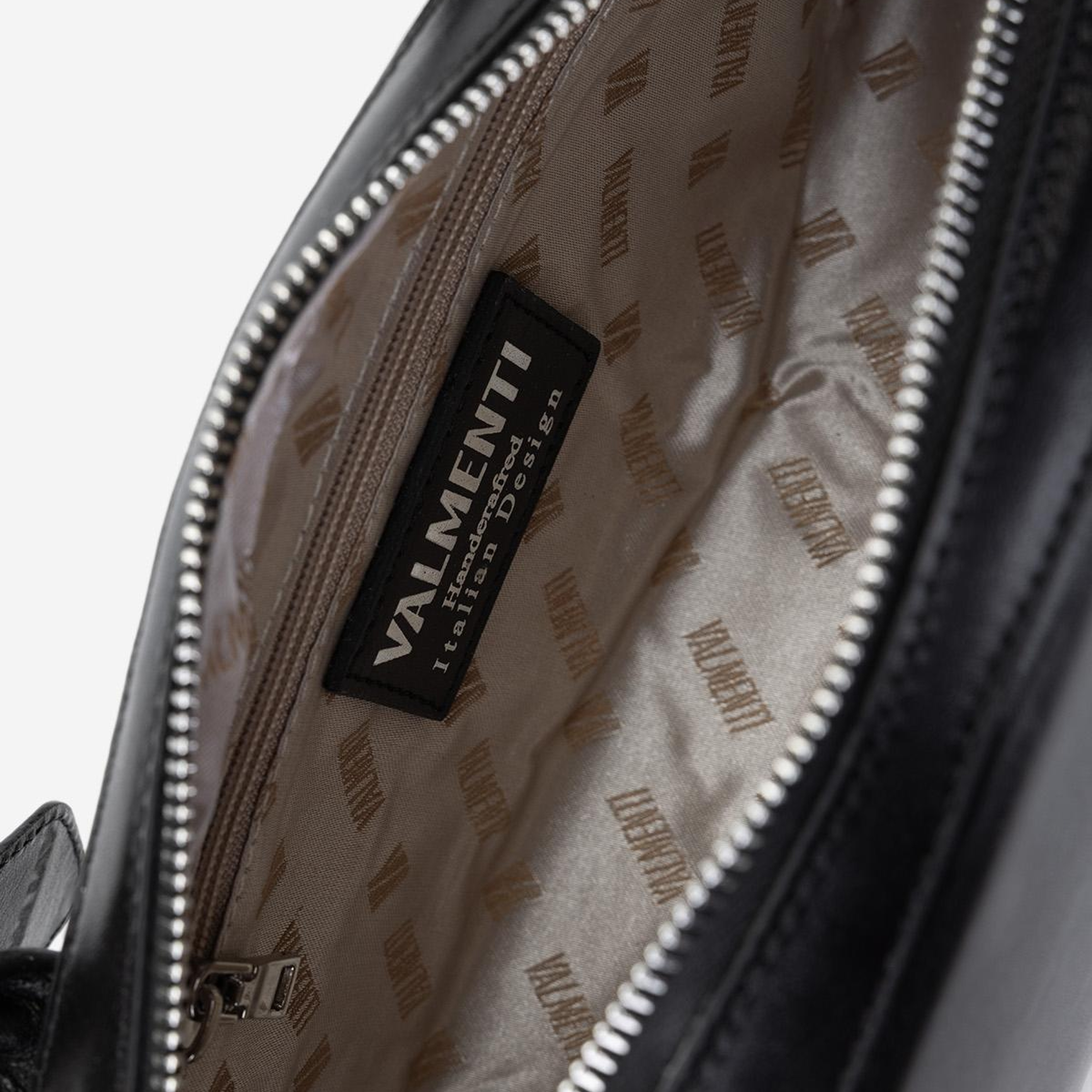 Valmenti Kadın Hakiki Deri Siyah Kol Çantası