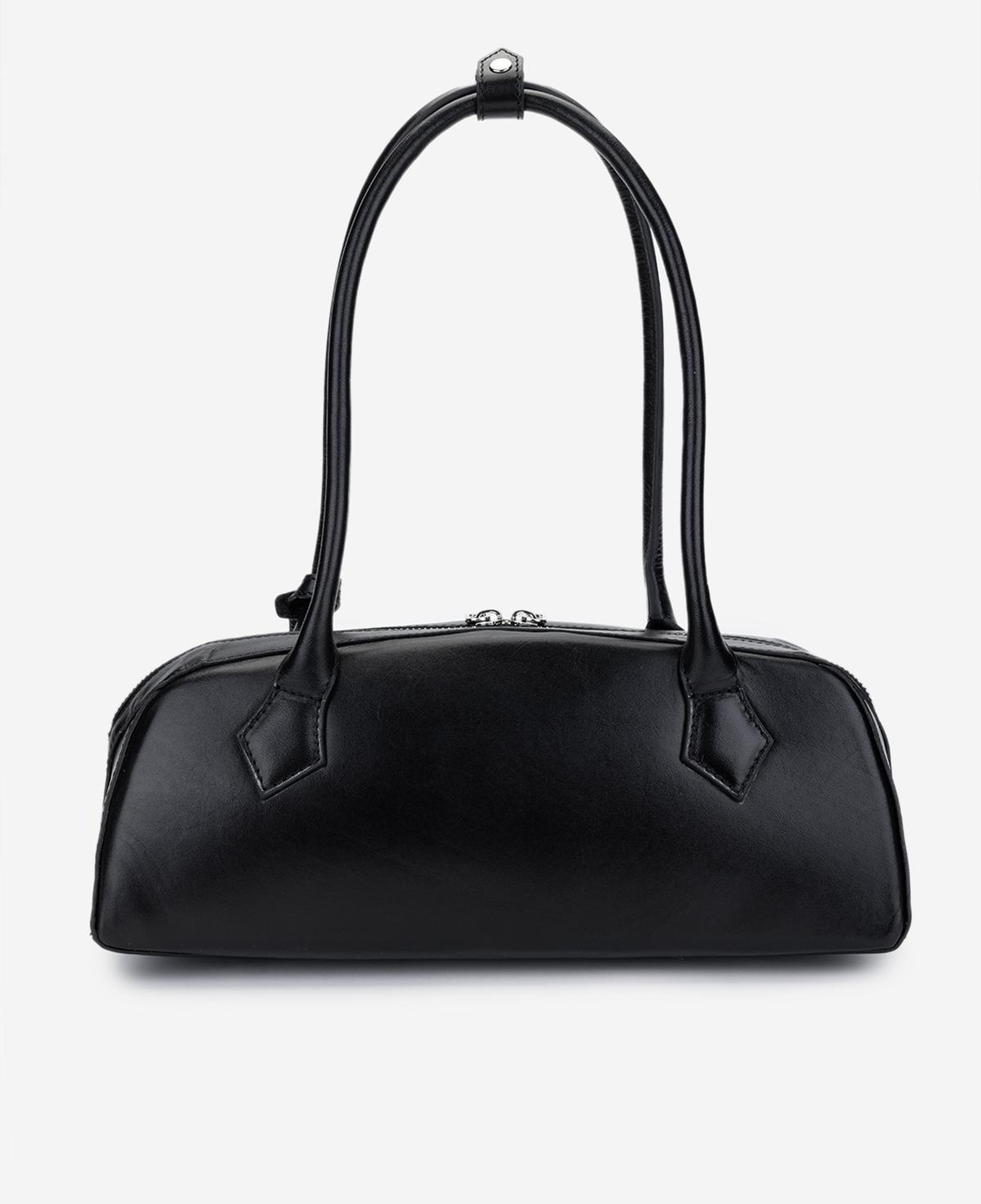 Valmenti Kadın Hakiki Deri Siyah Kol Çantası