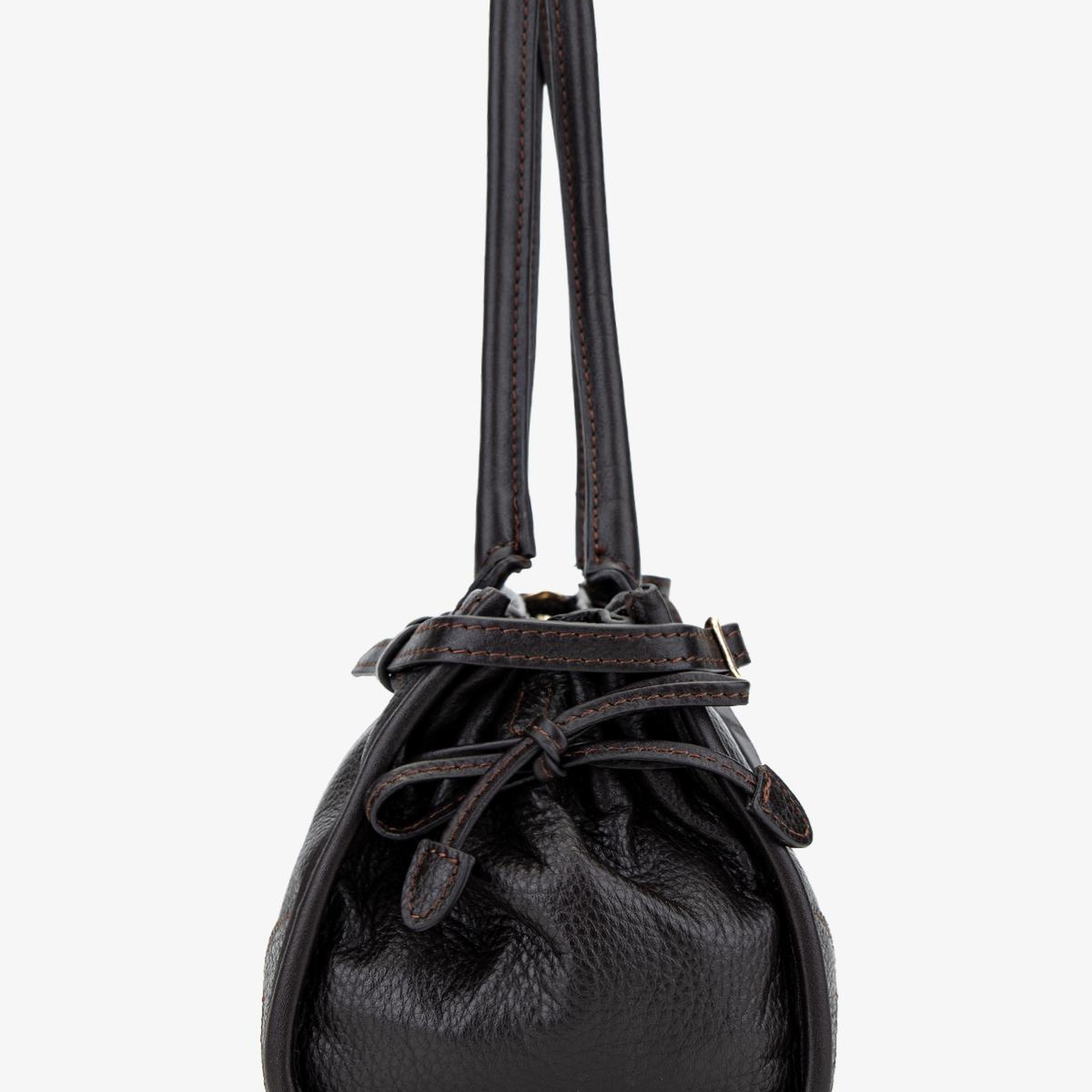 Valmenti Kadın Hakiki Deri Kahverengi Kol Çantası