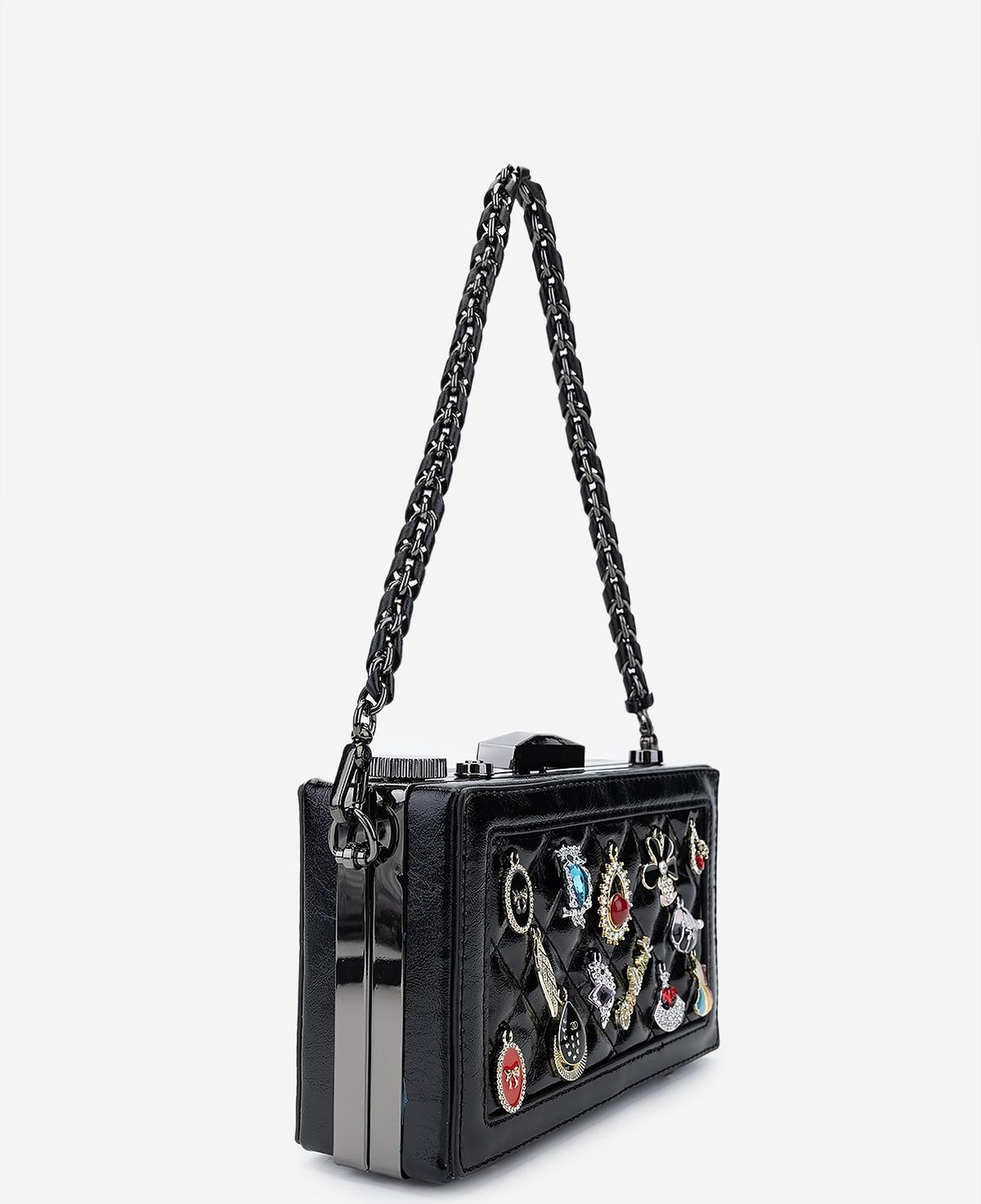 Valmenti Kadın Suni Deri Siyah Omuz Çanta