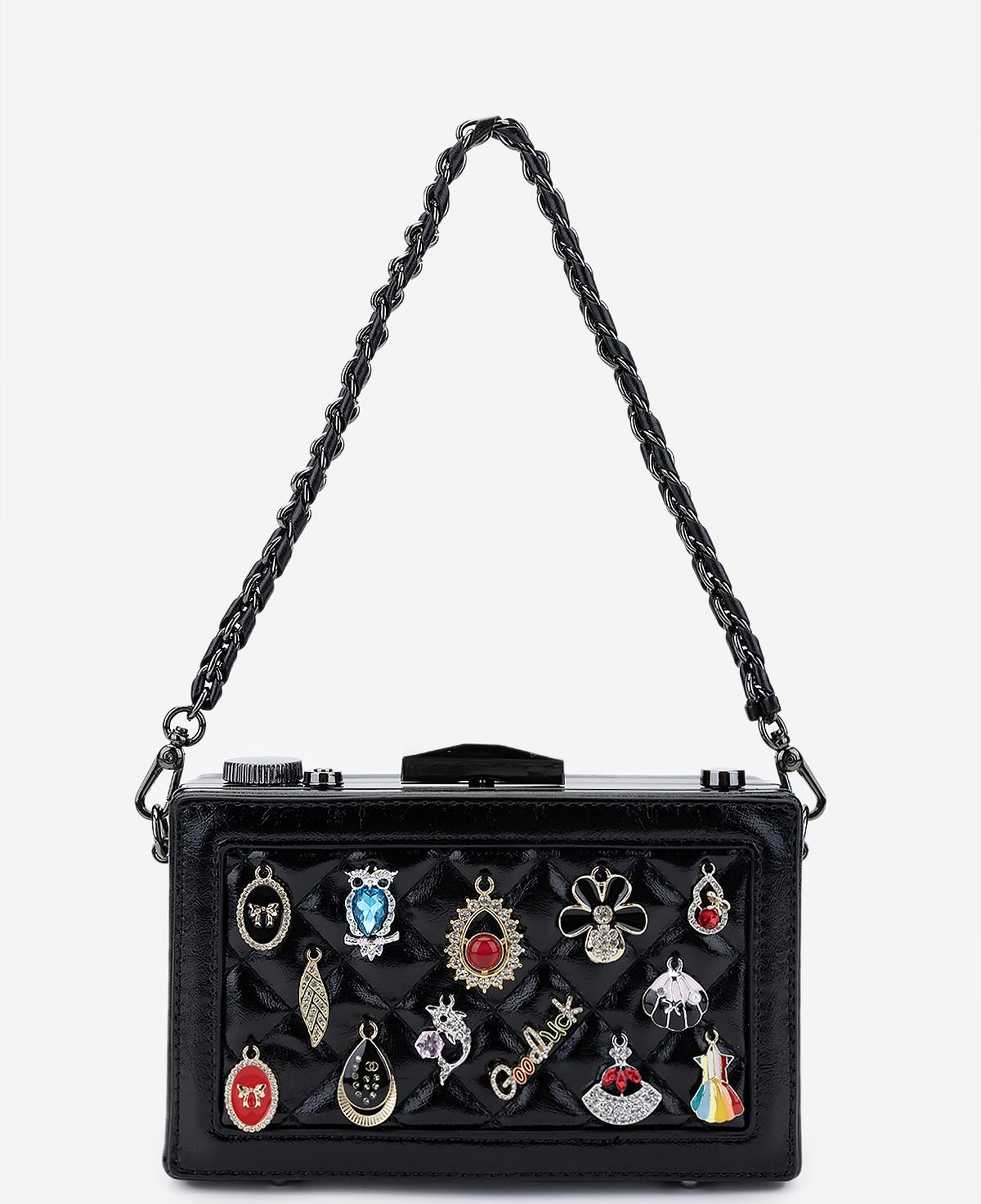 Valmenti Kadın Suni Deri Siyah Omuz Çanta