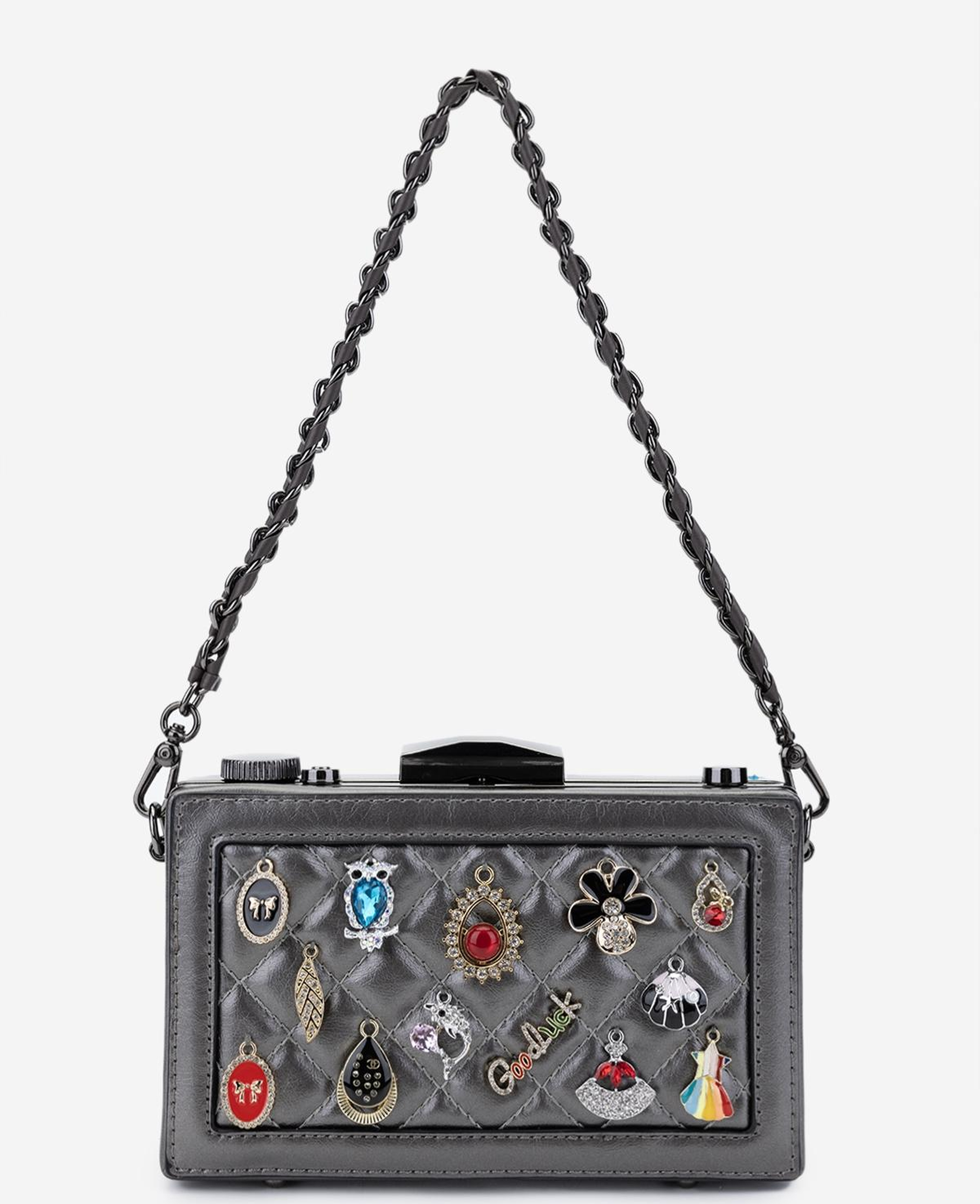 Valmenti Kadın Suni Deri Metalik Omuz Çanta