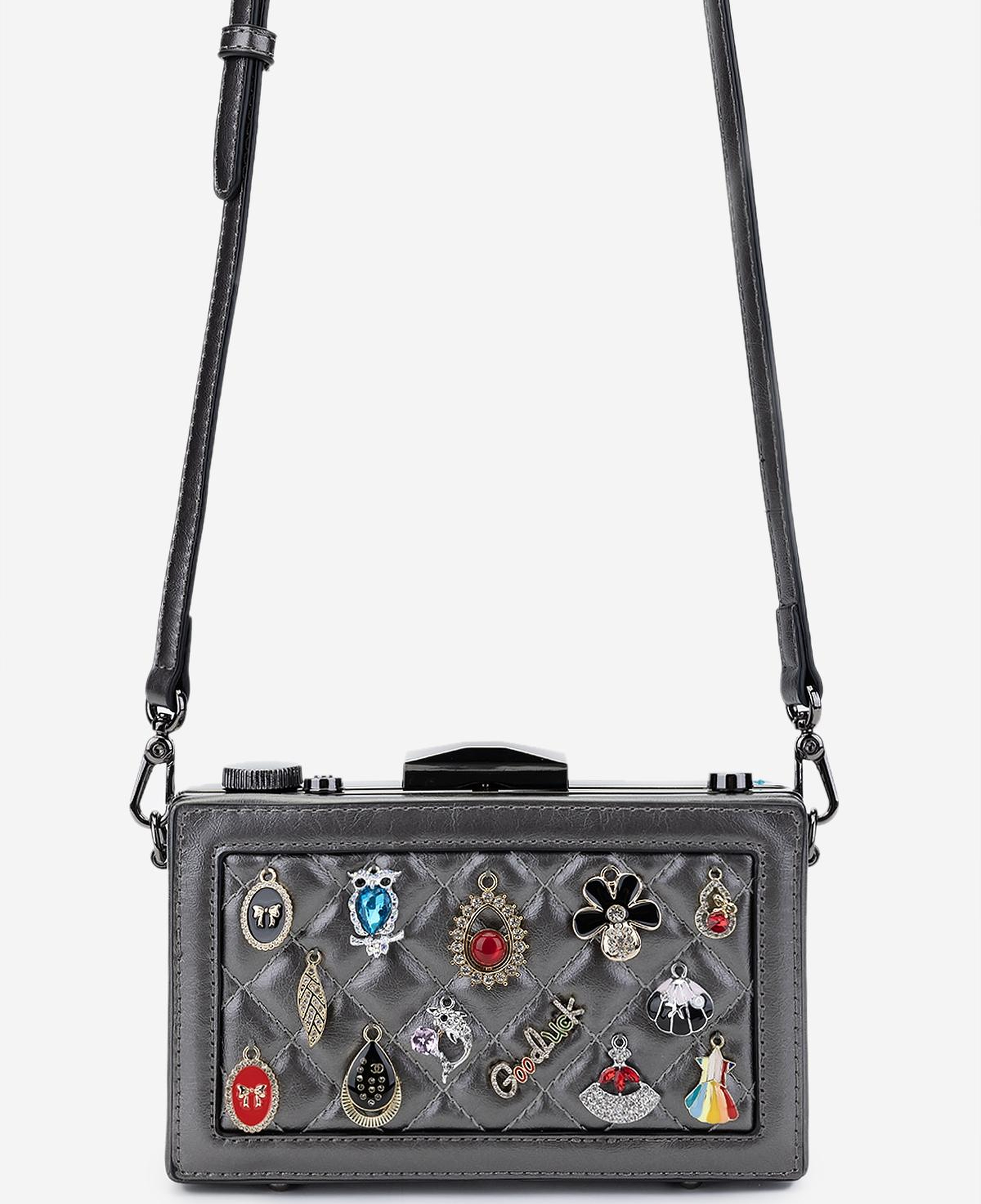 Valmenti Kadın Suni Deri Metalik Omuz Çanta