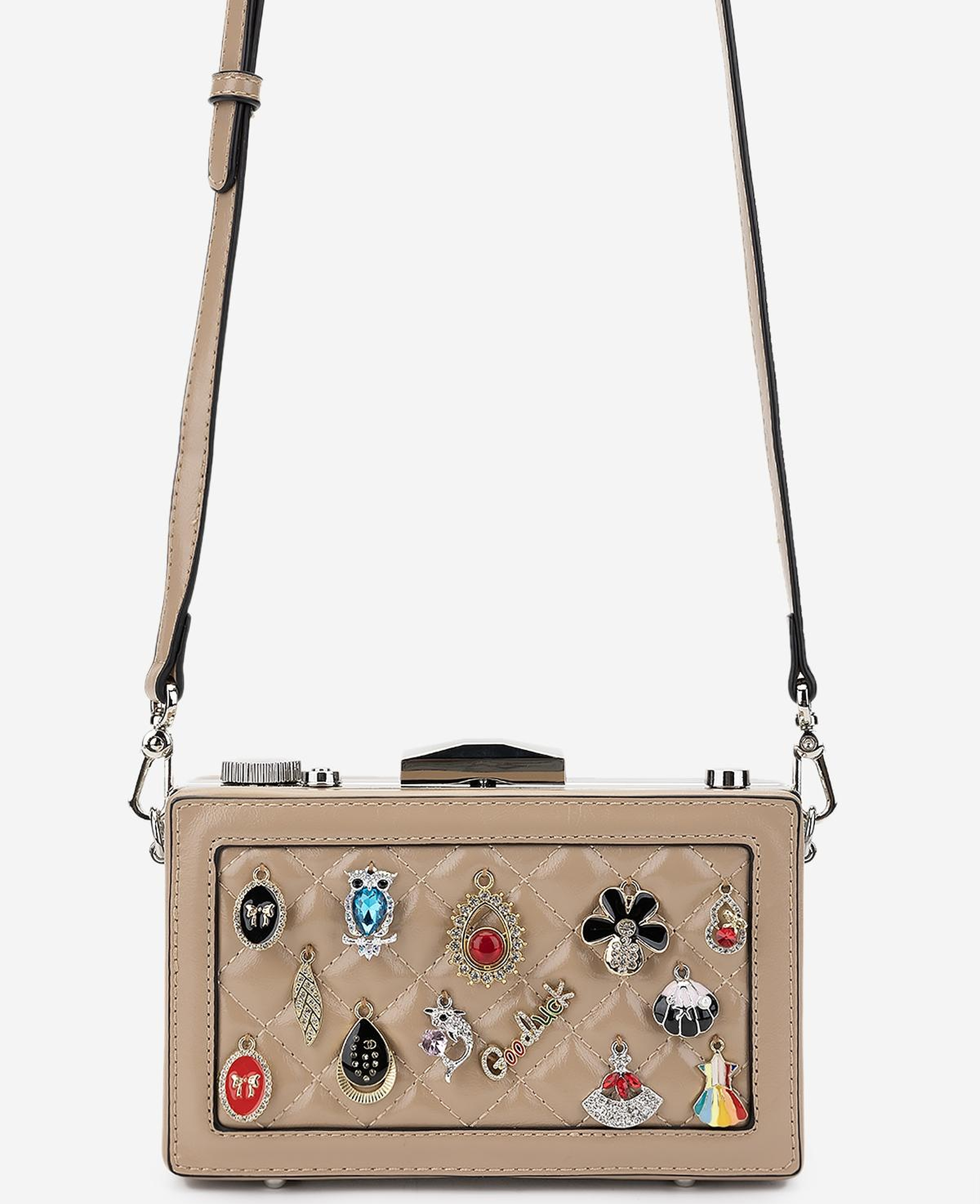 Valmenti Kadın Suni Deri Taupe Omuz Çanta