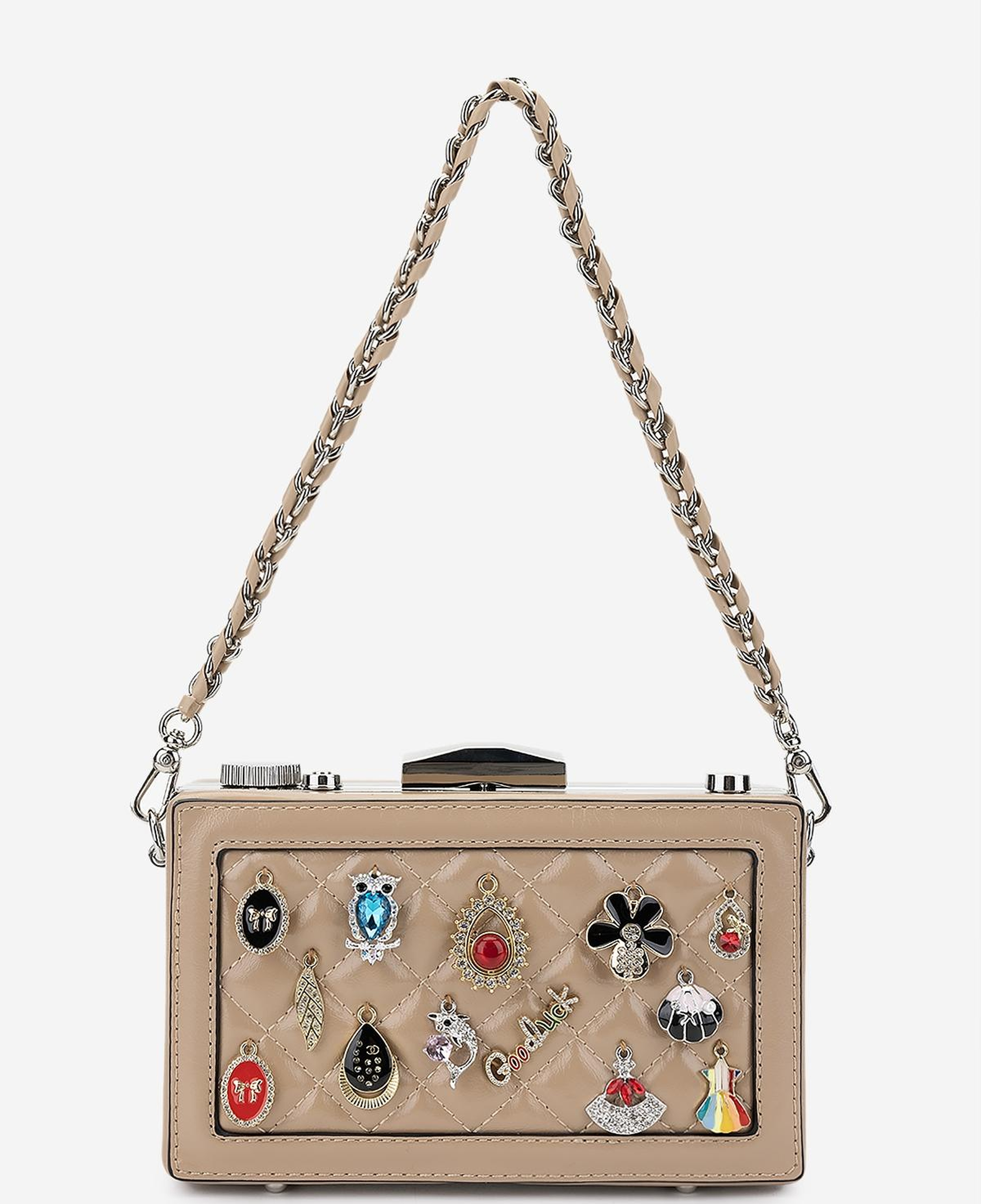 Valmenti Kadın Suni Deri Taupe Omuz Çanta