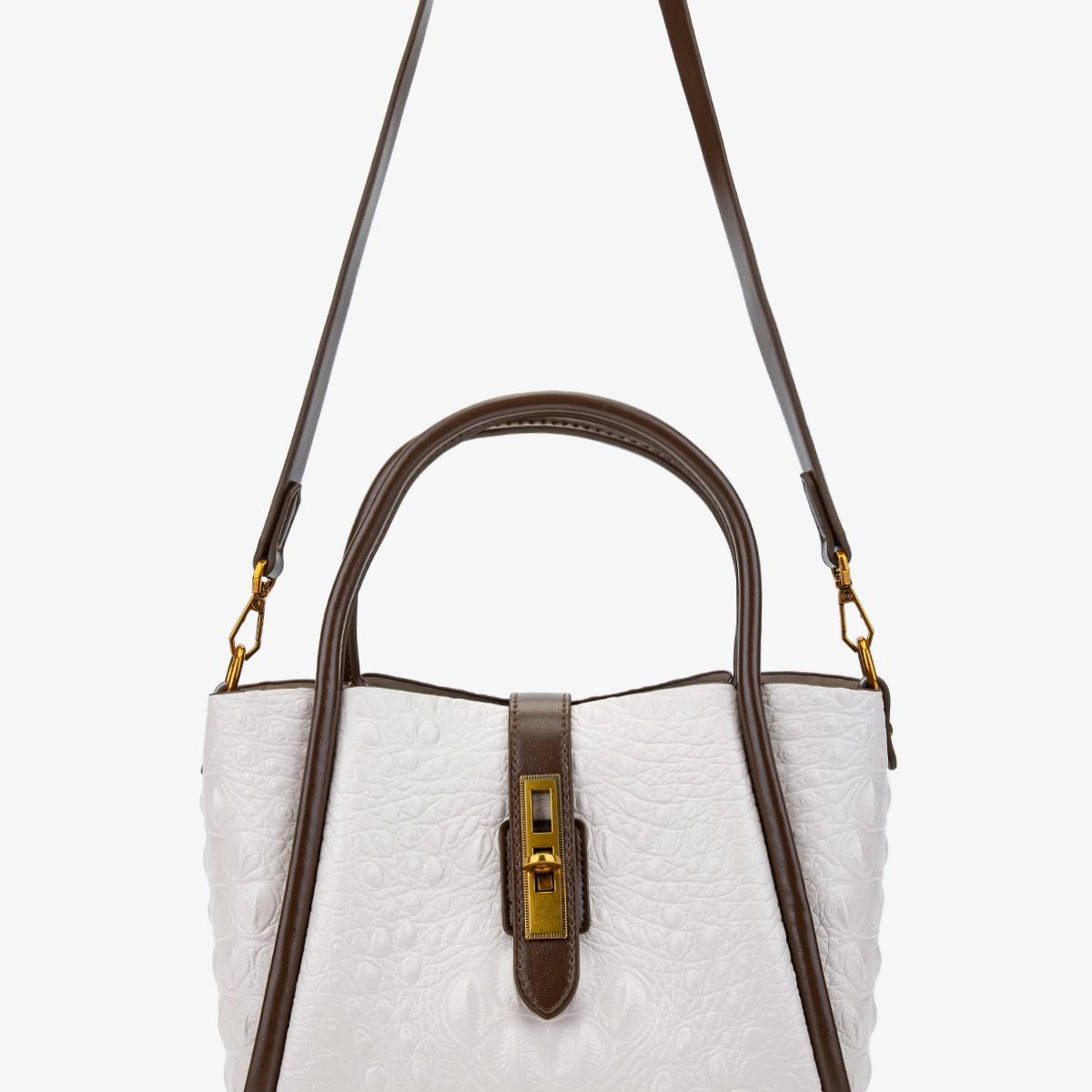 Valmenti Kadın Suni Deri Bej Omuz Çanta