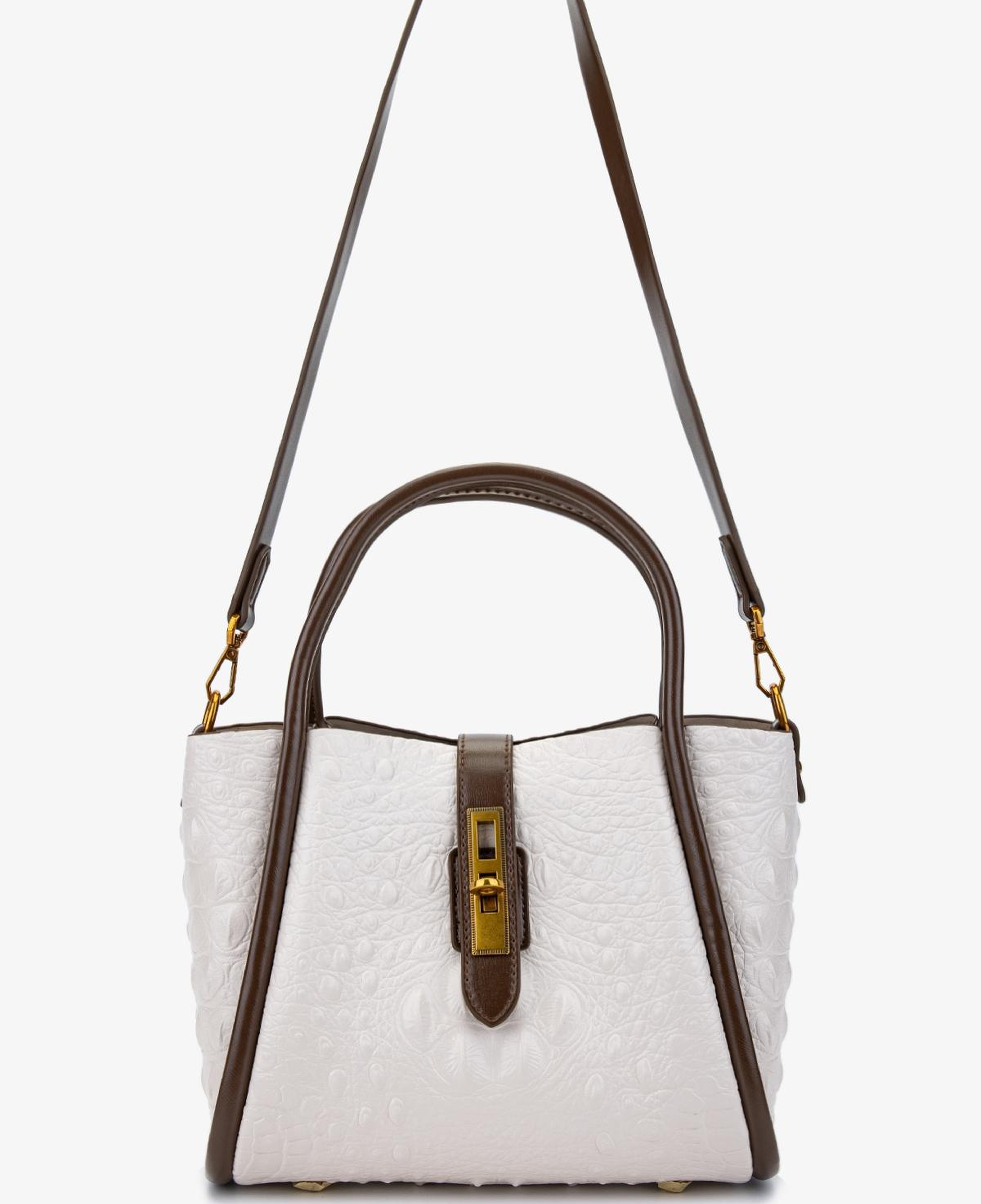 Valmenti Kadın Suni Deri Bej Omuz Çanta