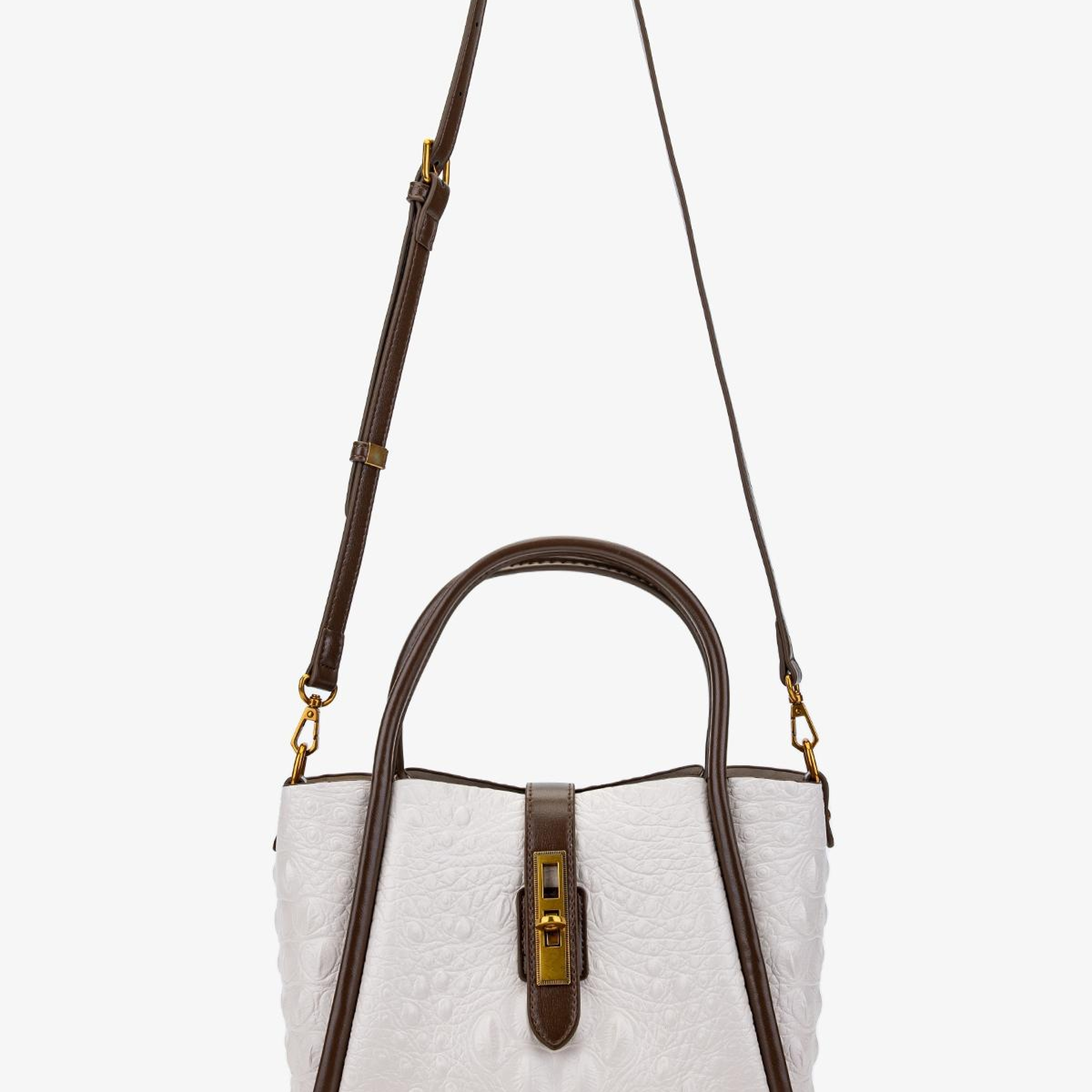 Valmenti Kadın Suni Deri Bej Omuz Çanta