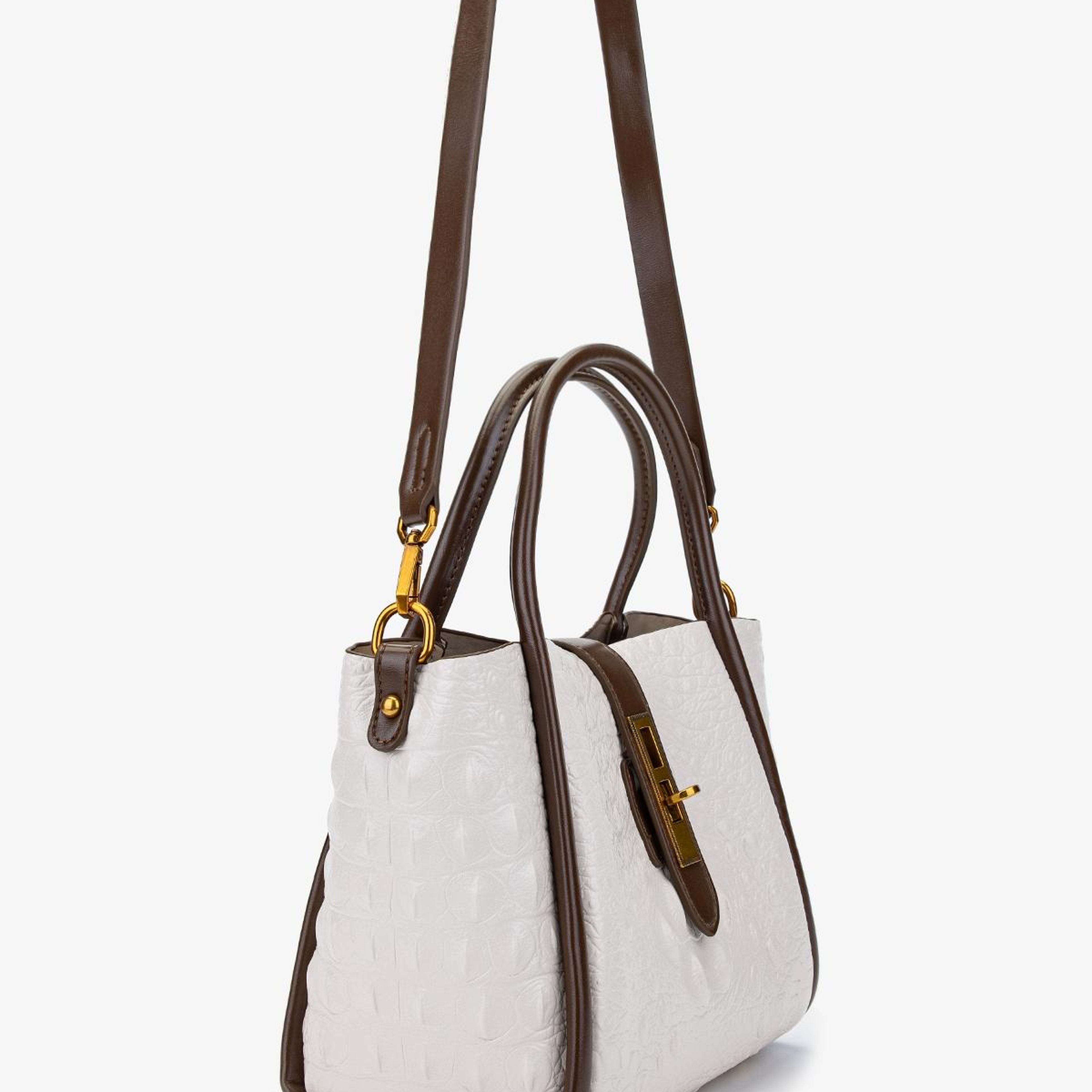 Valmenti Kadın Suni Deri Bej Omuz Çanta