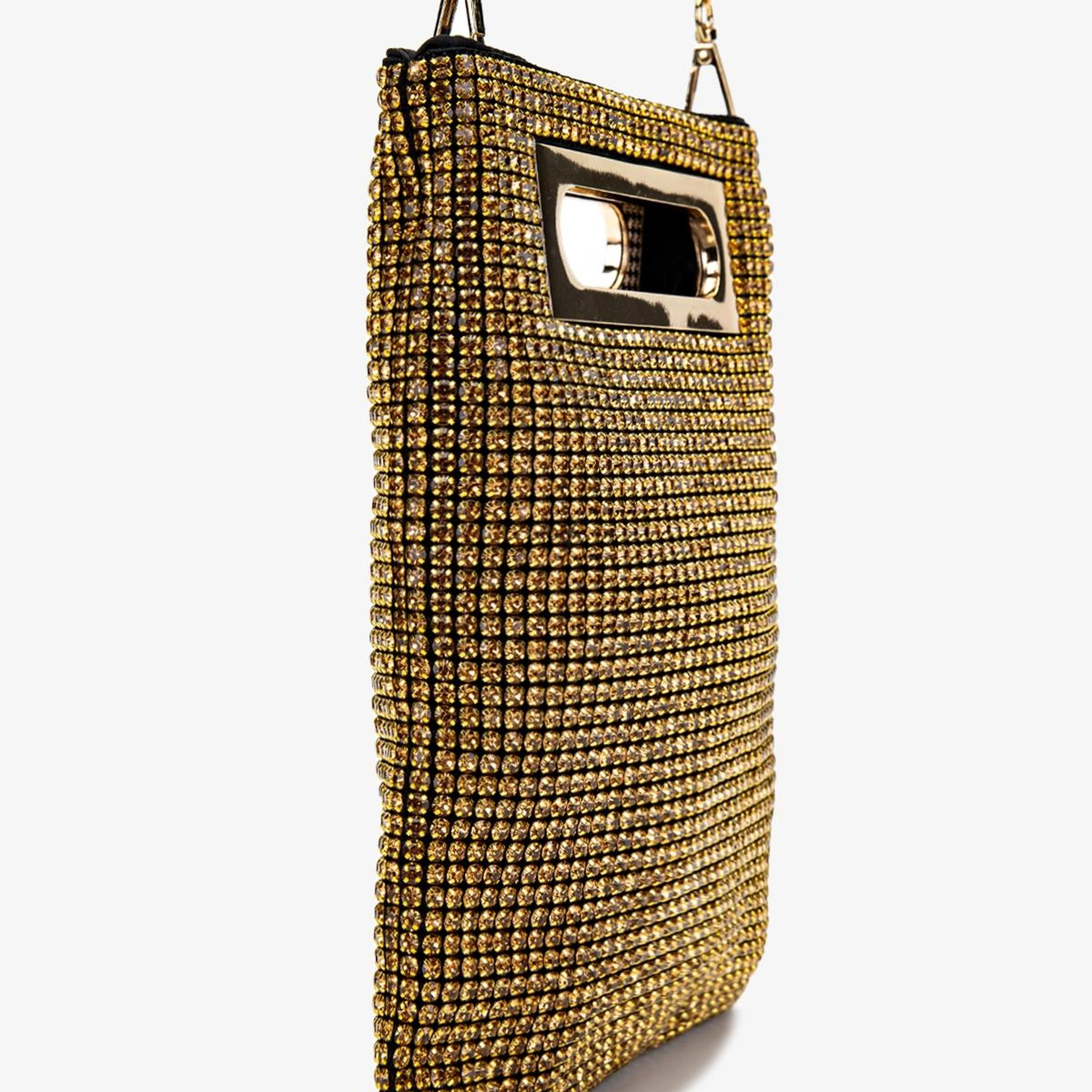 Valmenti Kadın Suni Deri Altın Omuz Çanta