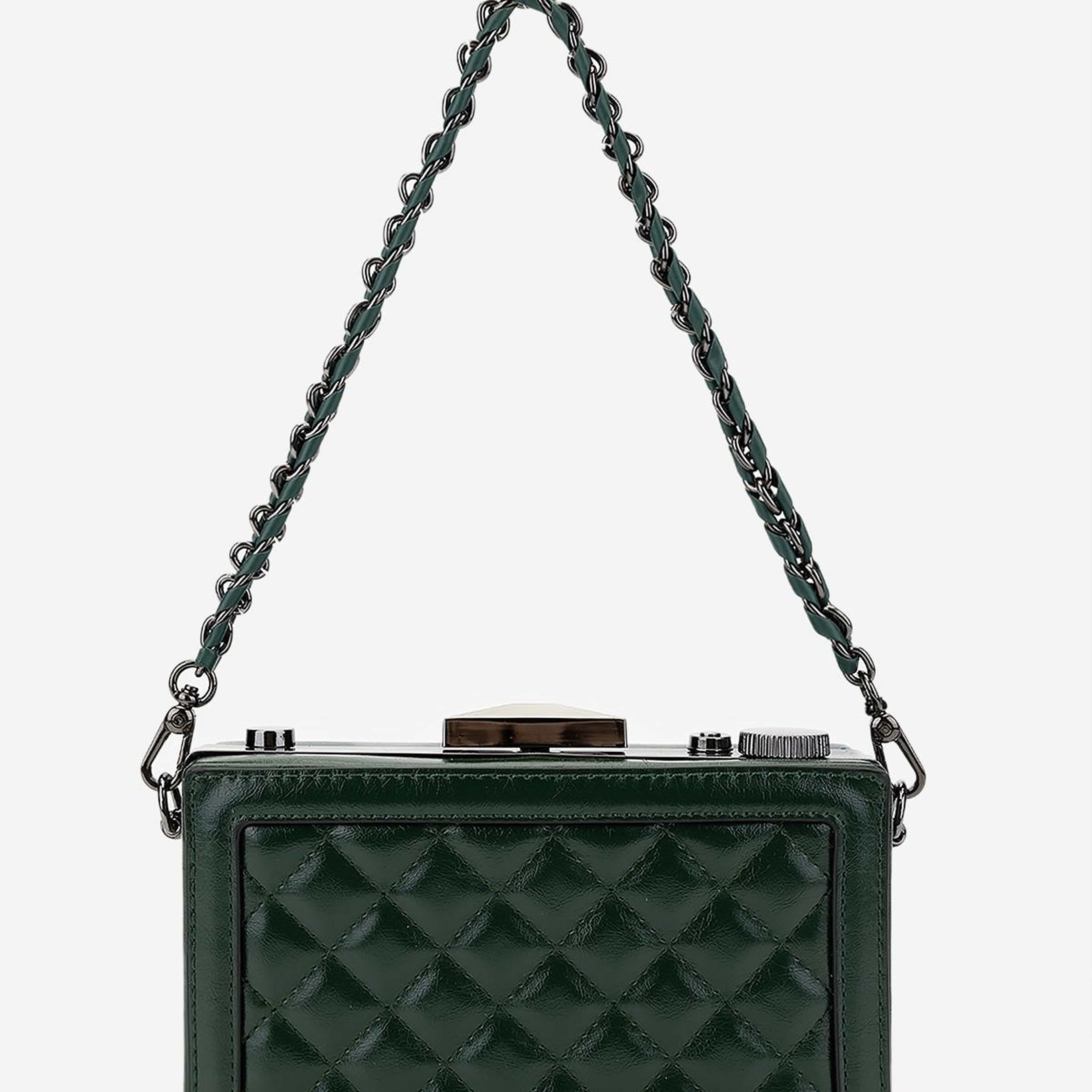 Valmenti Kadın Suni Deri Yeşil Omuz Çanta