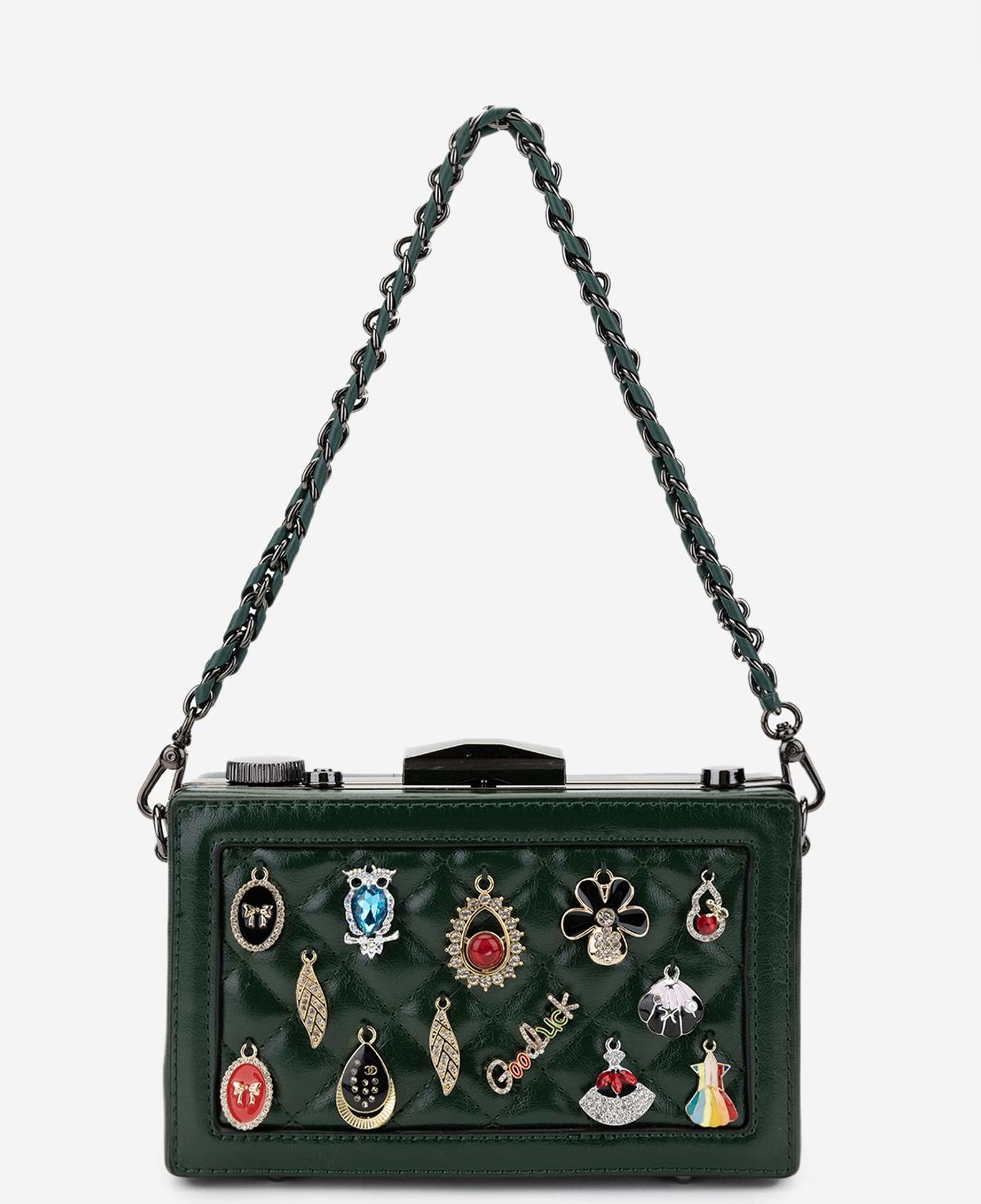 Valmenti Kadın Suni Deri Yeşil Omuz Çanta