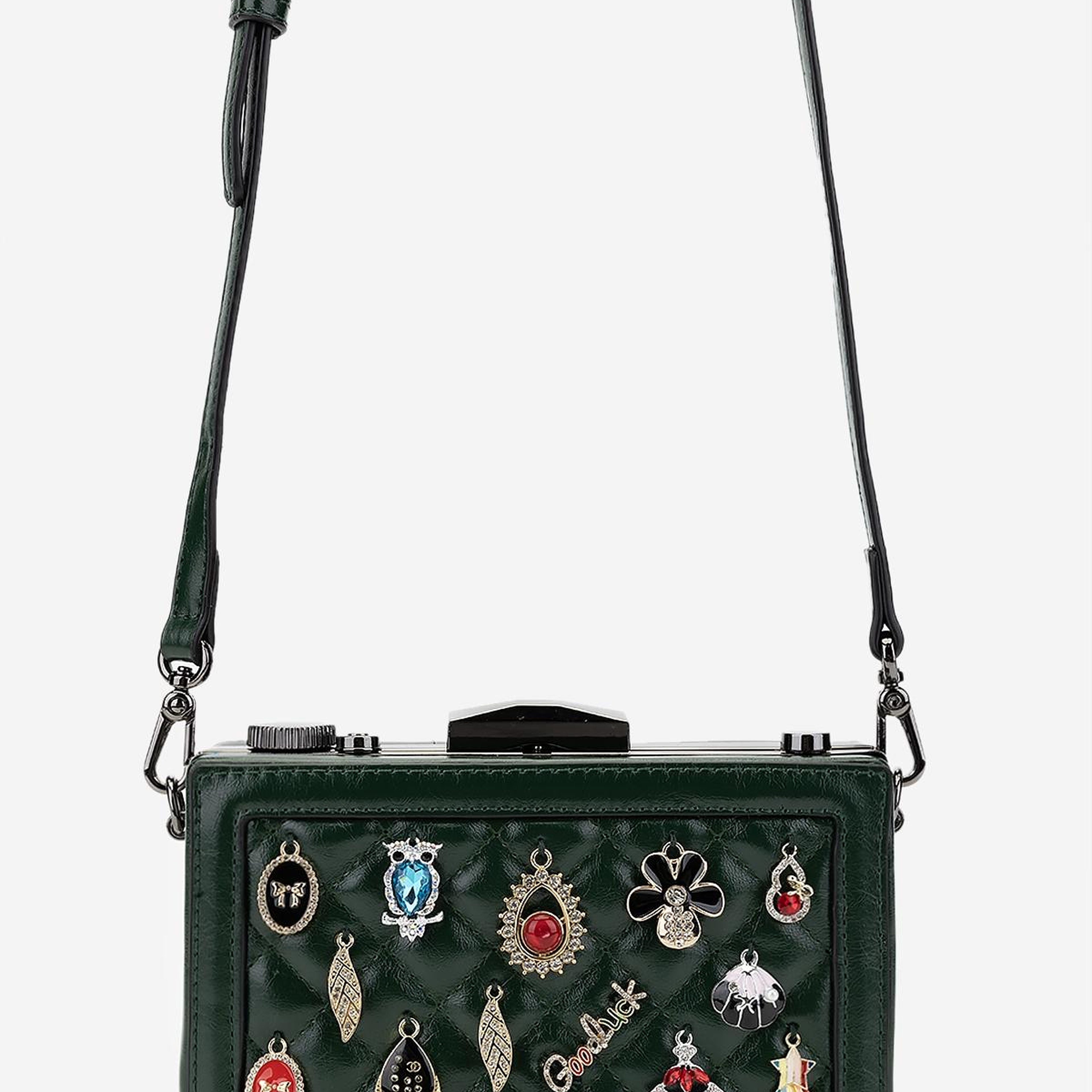 Valmenti Kadın Suni Deri Yeşil Omuz Çanta