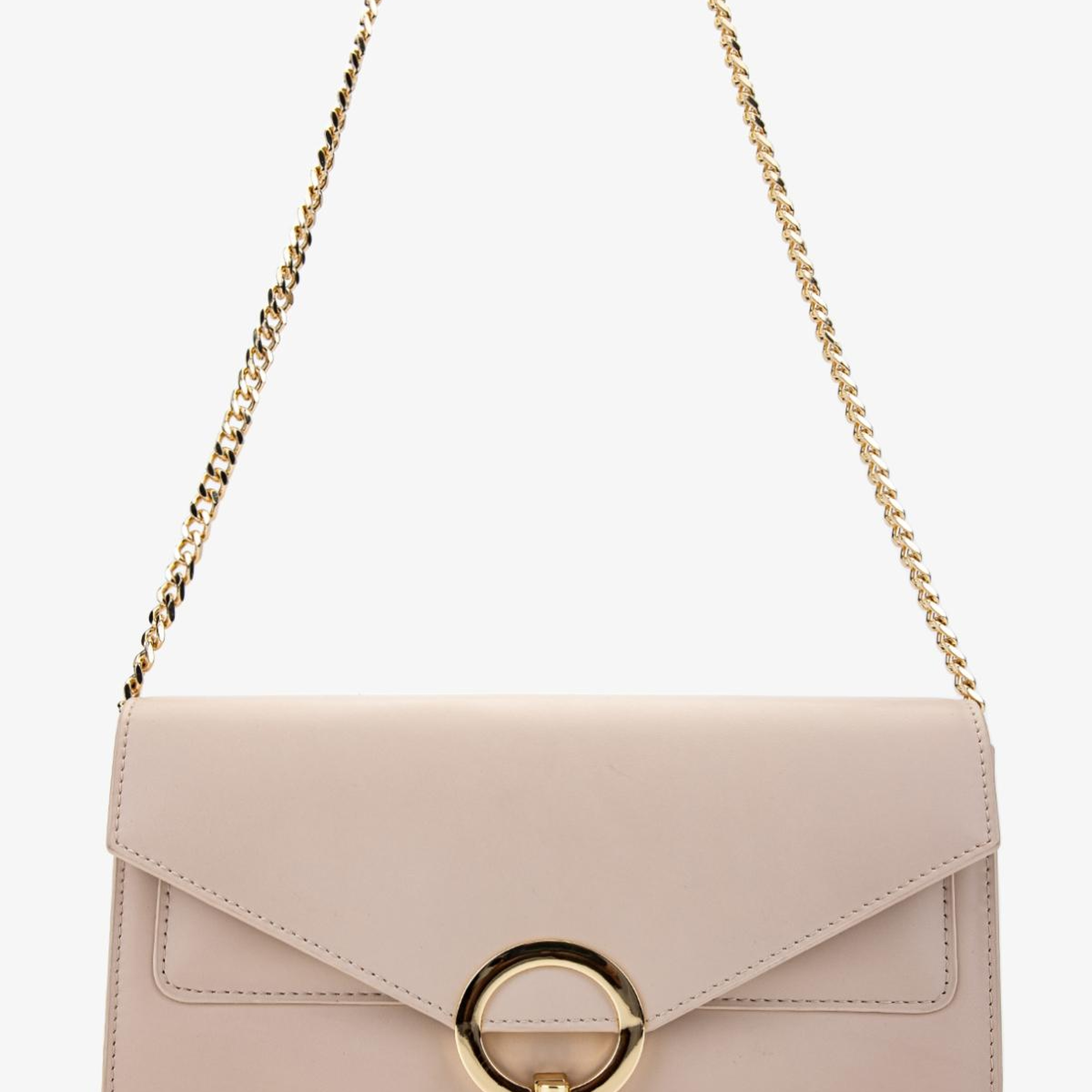 Valmenti Kadın Suni Deri Bej Omuz Çanta