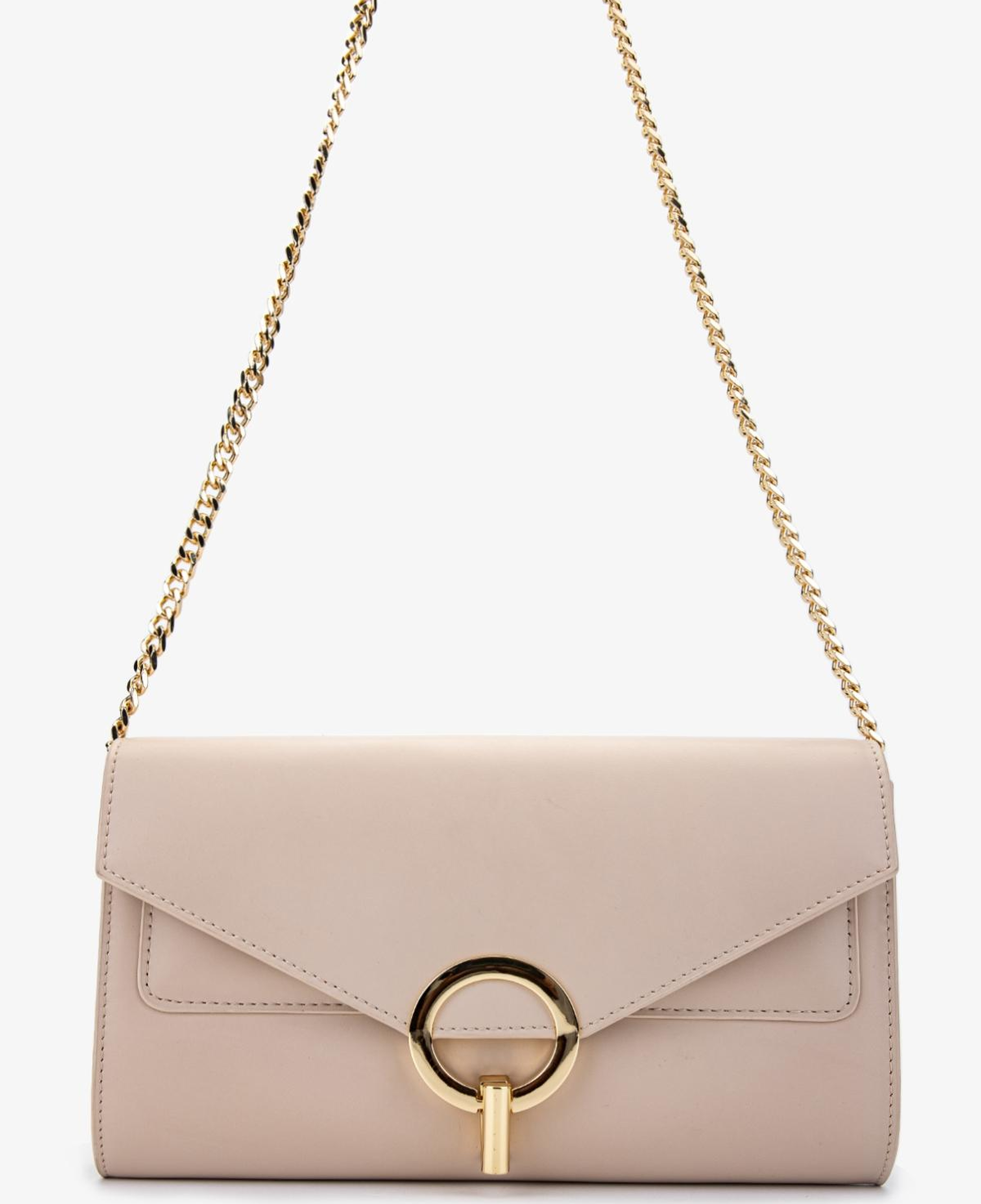 Valmenti Kadın Suni Deri Bej Omuz Çanta