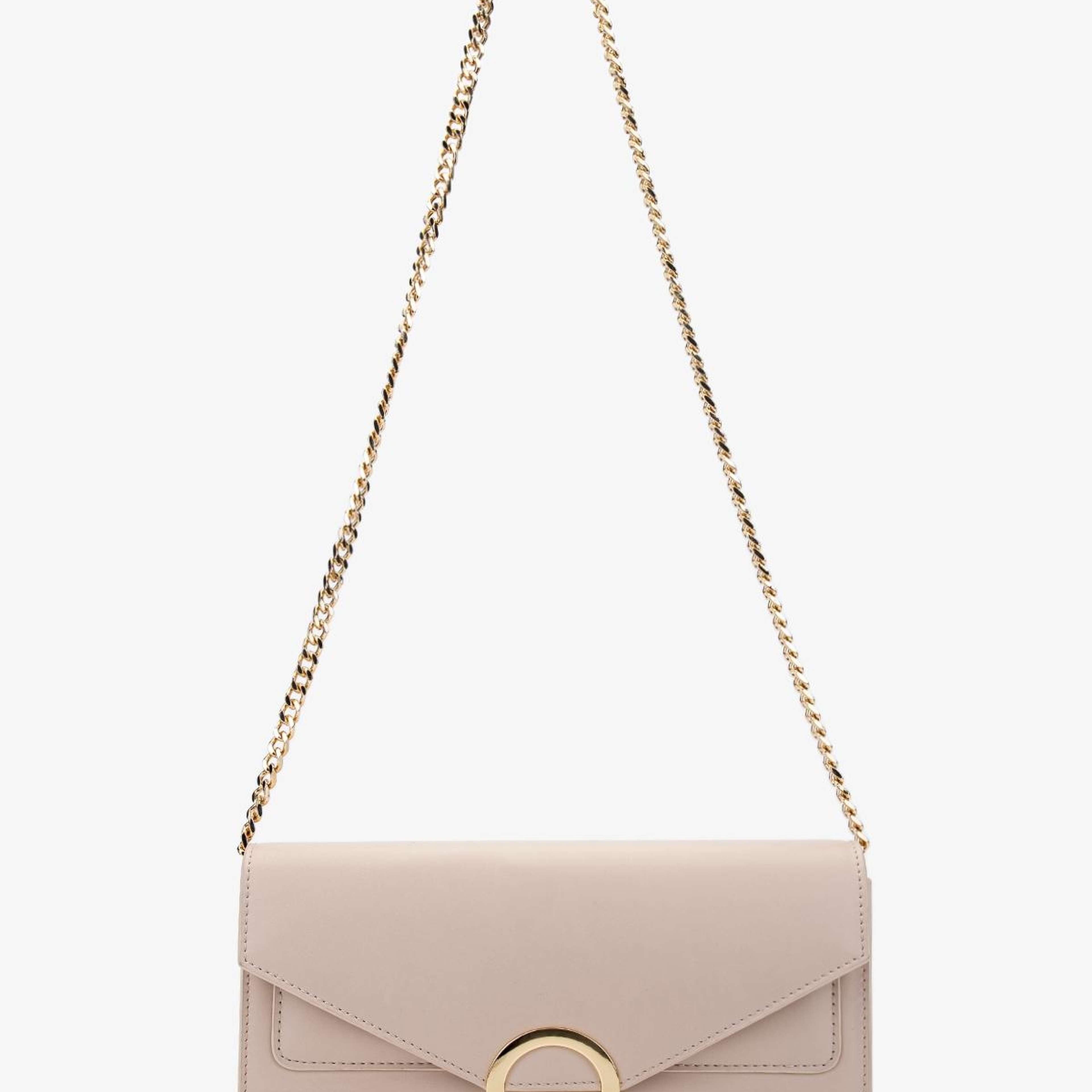 Valmenti Kadın Suni Deri Bej Omuz Çanta