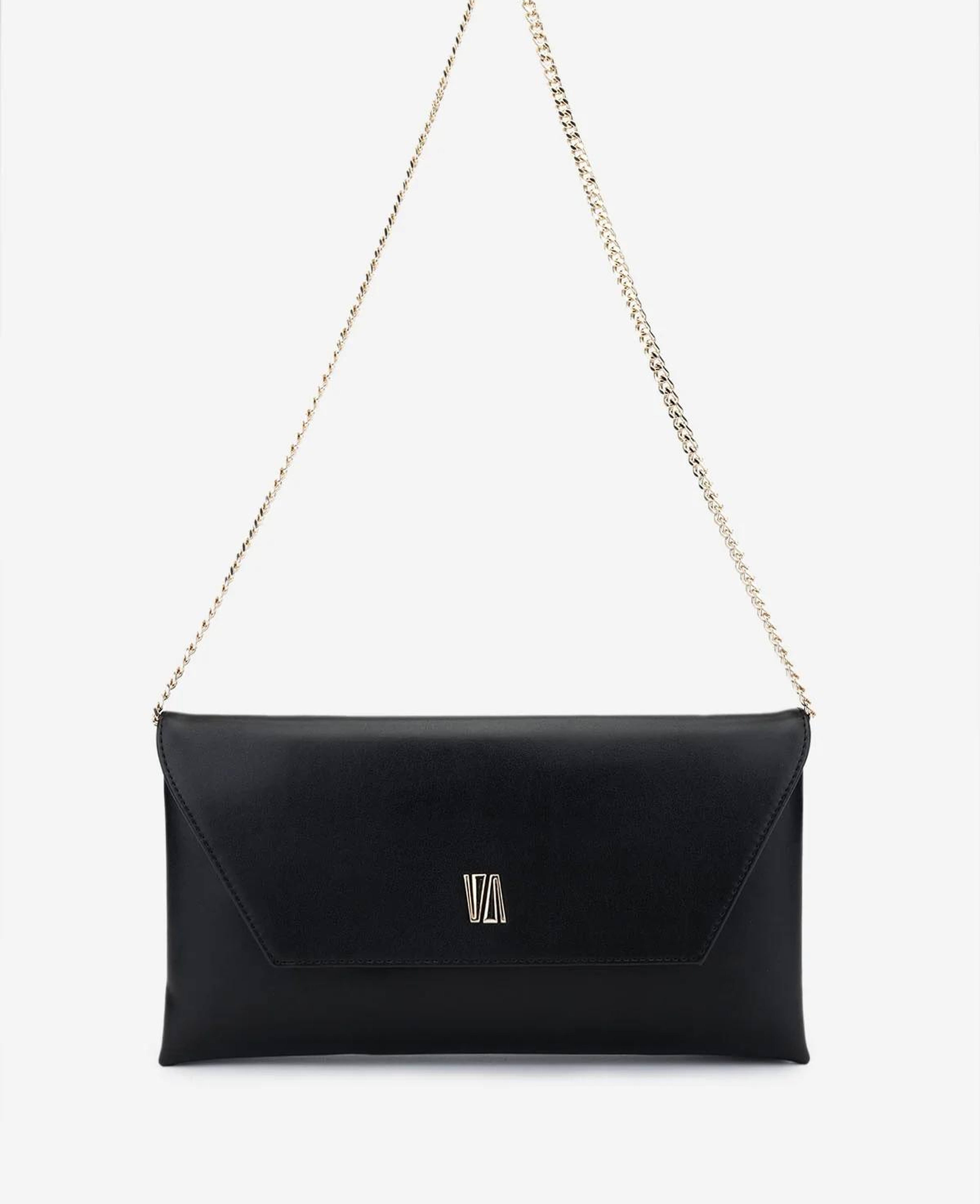 Valmenti Kadın Suni Deri Siyah Saten Omuz Çanta