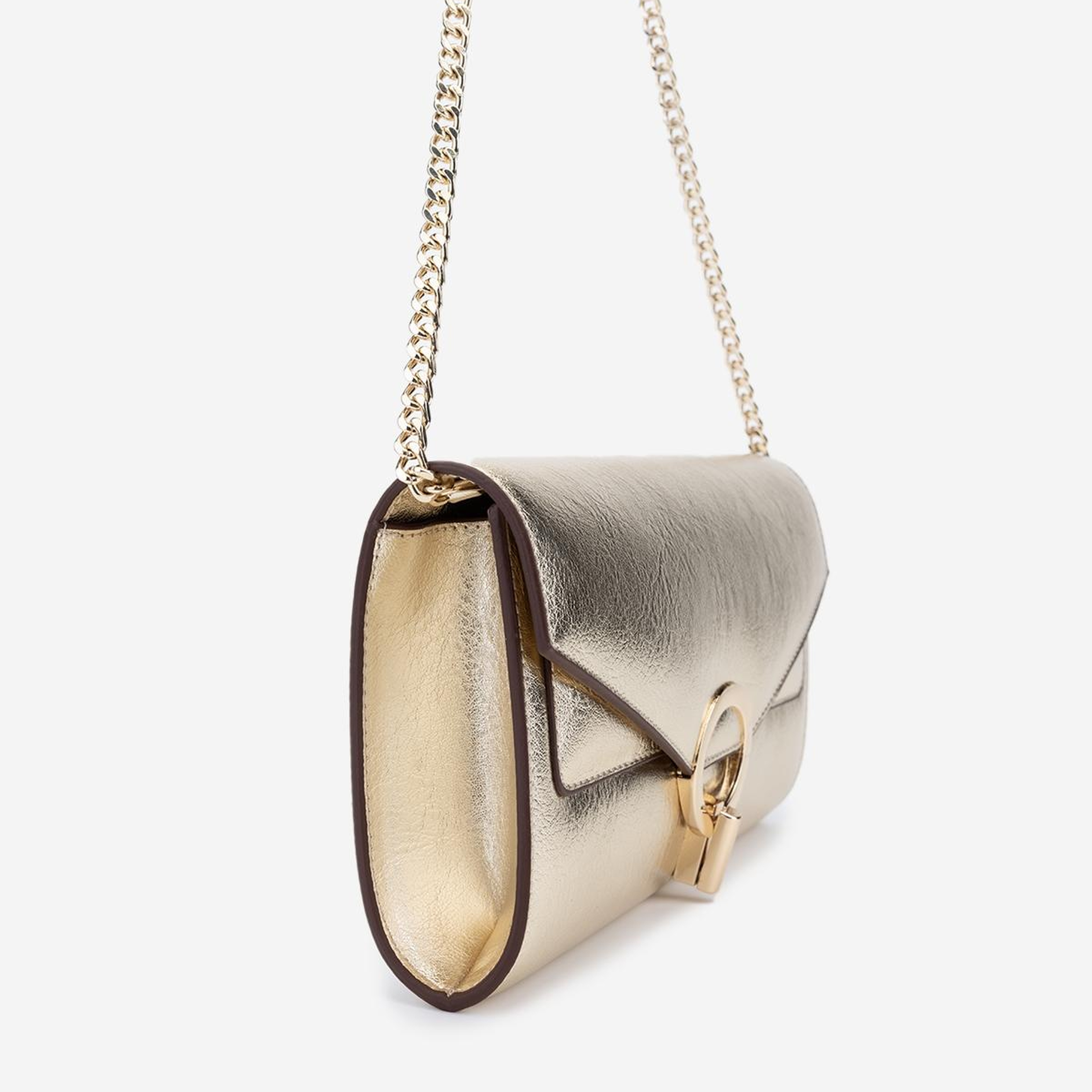 Valmenti Kadın Suni Deri Sarı Omuz Çanta