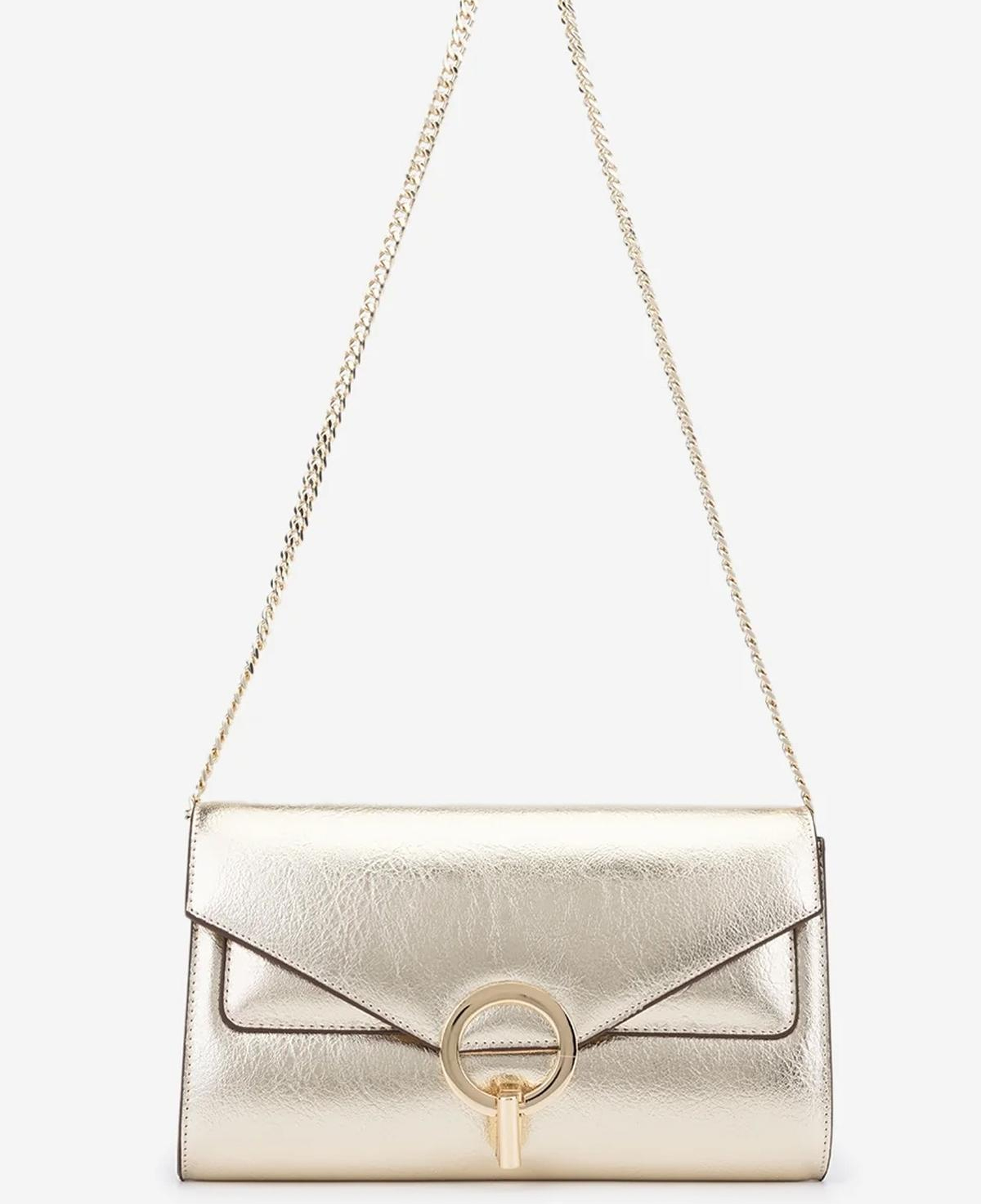 Valmenti Kadın Suni Deri Sarı Omuz Çanta