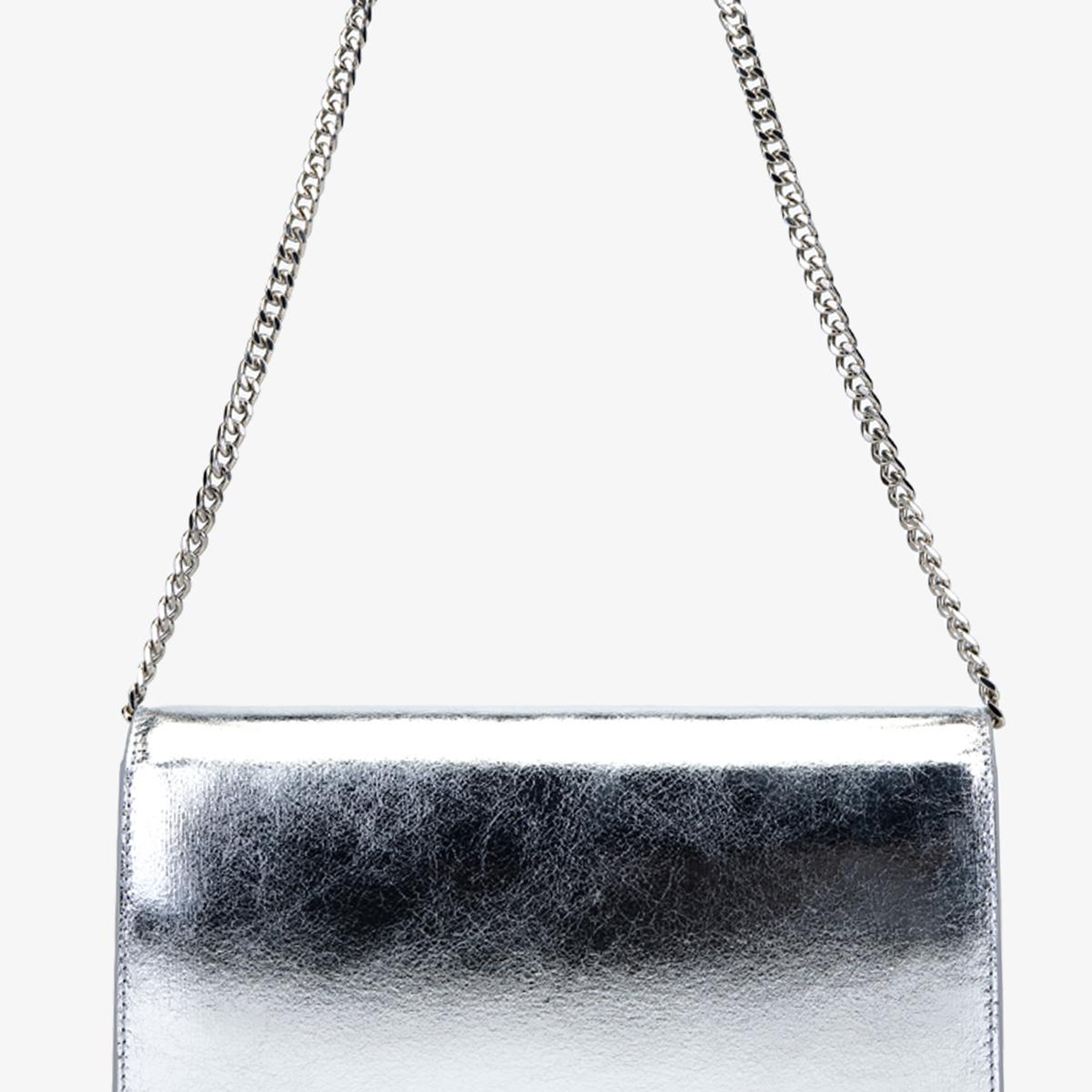 Valmenti Kadın Suni Deri Gri Omuz Çanta