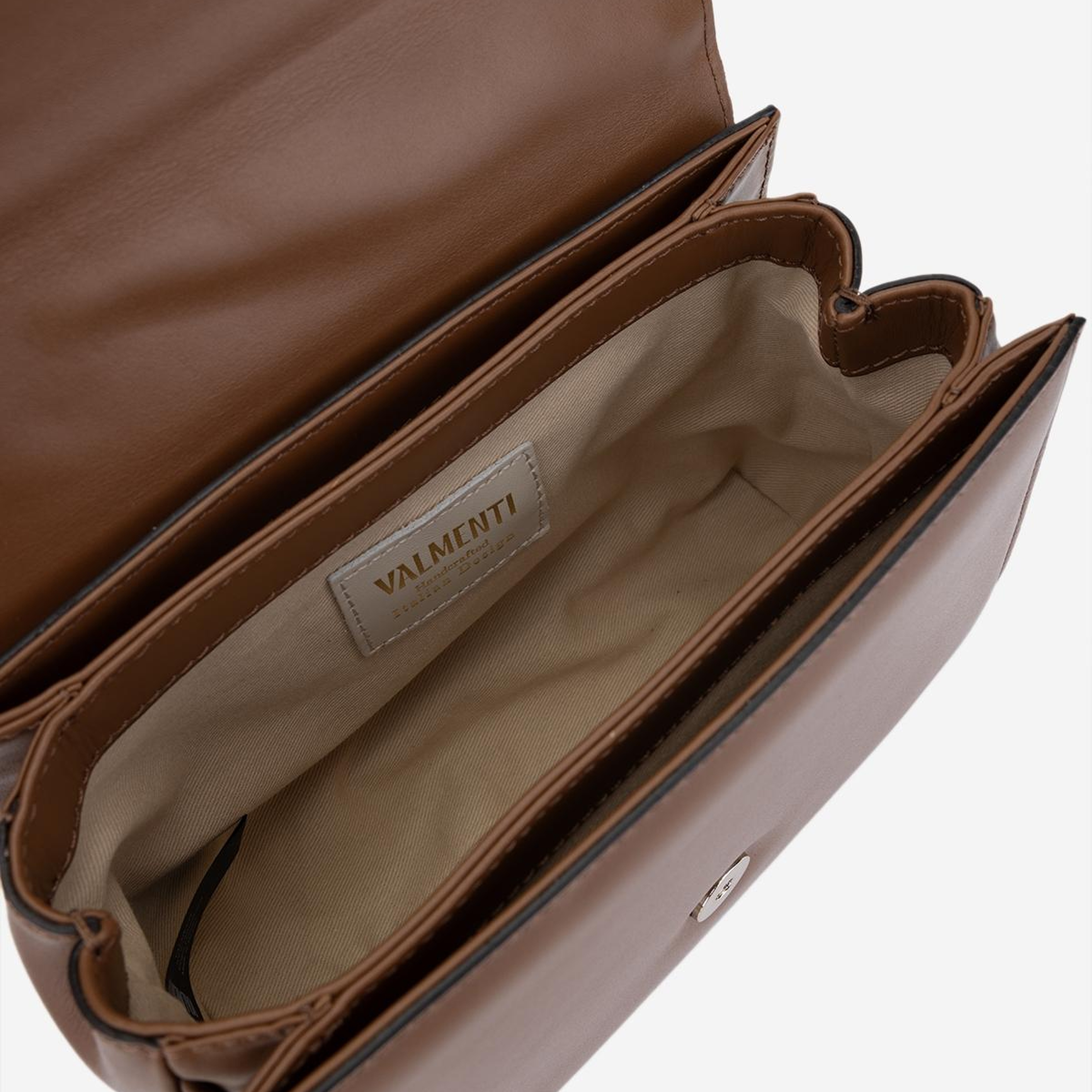 Valmenti Kadın Hakiki Deri Taba Deri Omuz Çanta