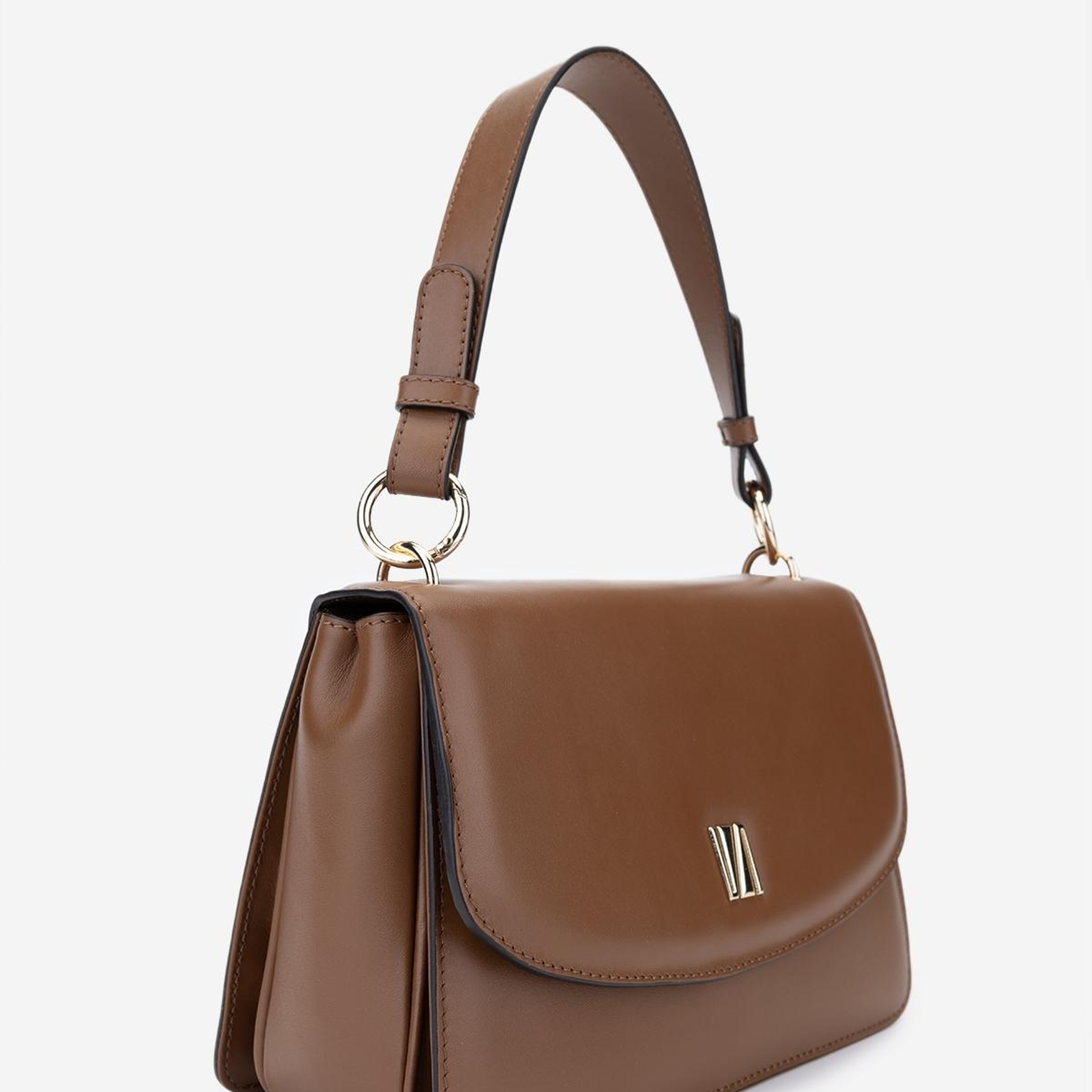 Valmenti Kadın Hakiki Deri Taba Deri Omuz Çanta