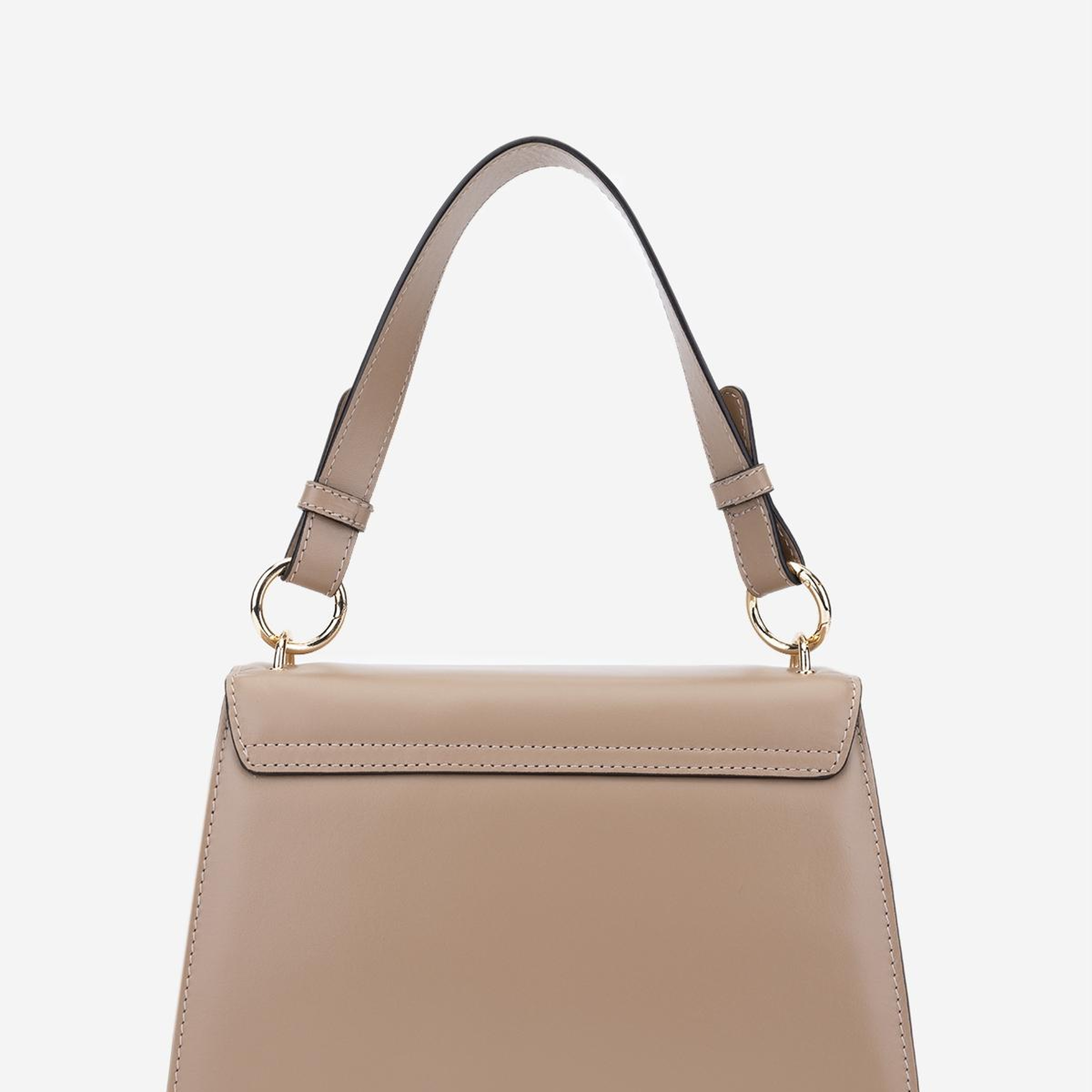 Valmenti Kadın Hakiki Deri Bej Omuz Çanta