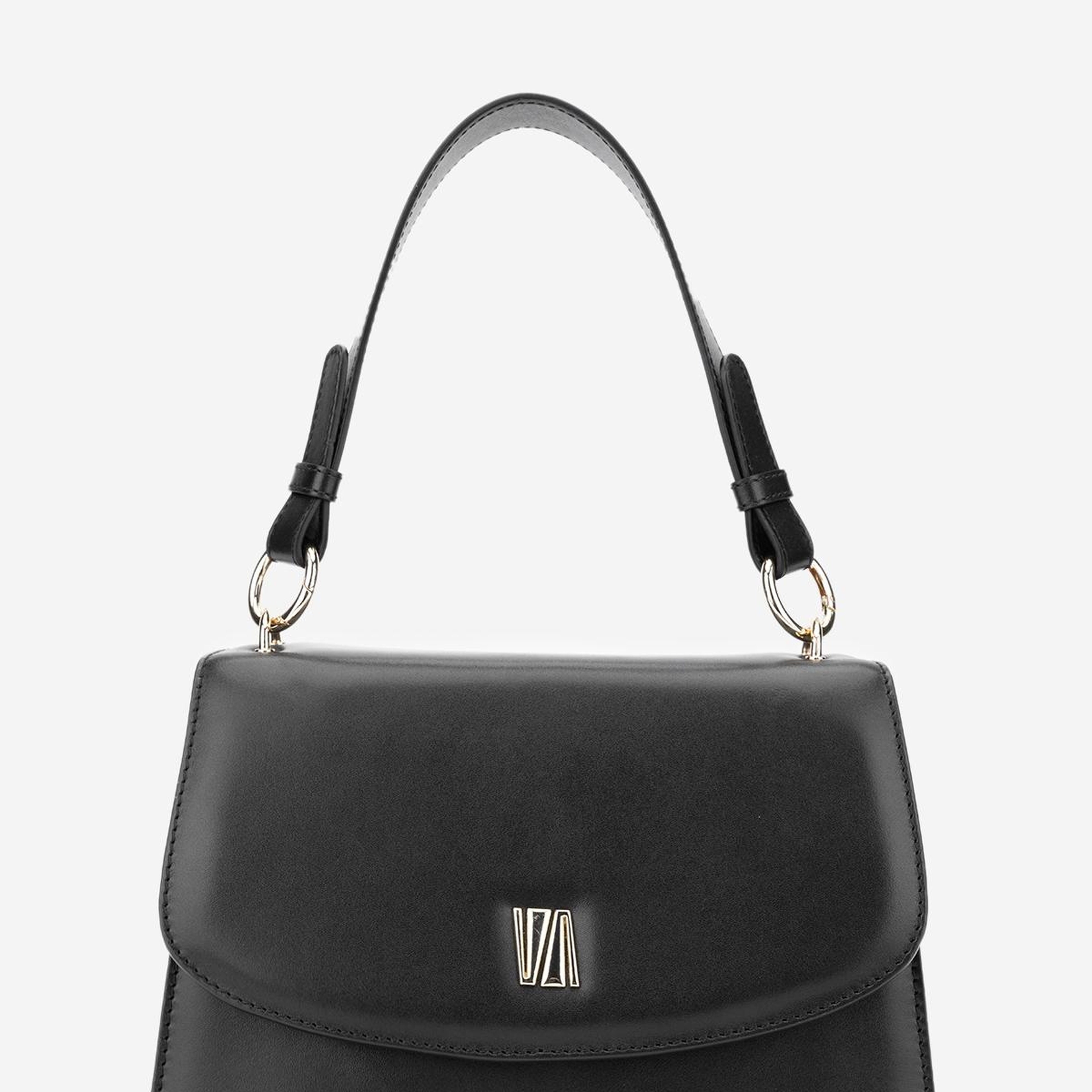 Valmenti Kadın Hakiki Deri Siyah Omuz Çanta