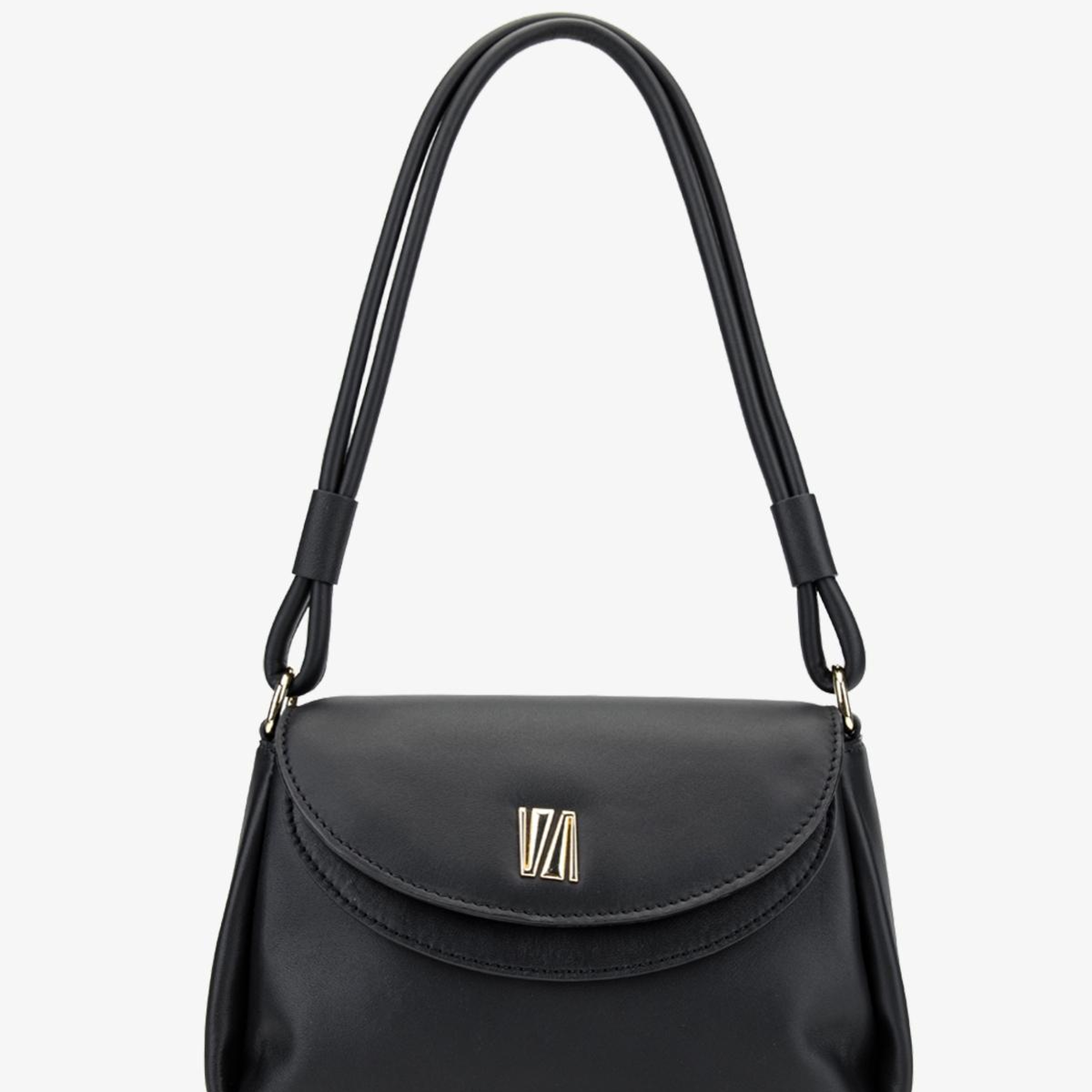 Valmenti Kadın Hakiki Deri Siyah Omuz Çanta