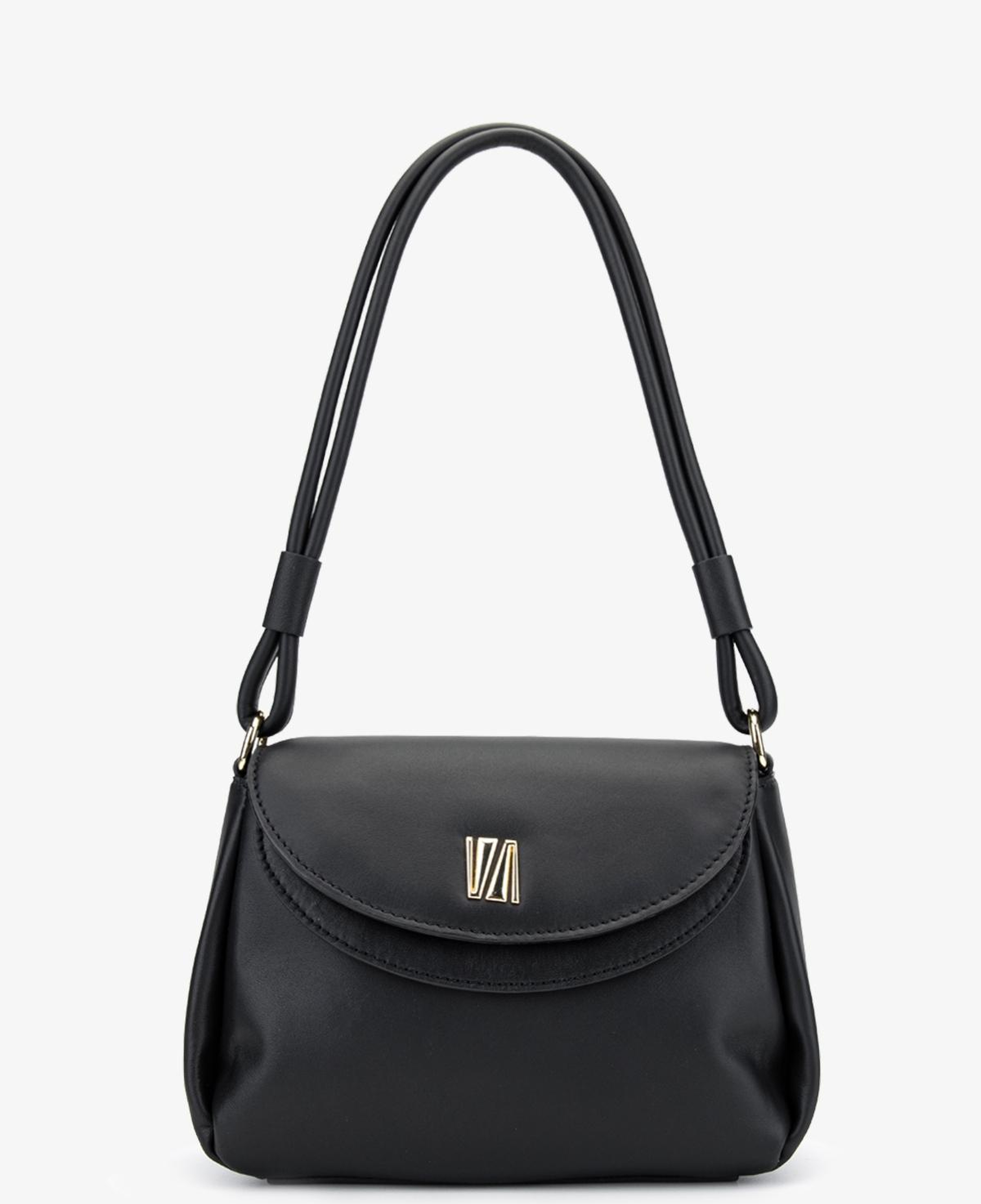 Valmenti Kadın Hakiki Deri Siyah Omuz Çanta