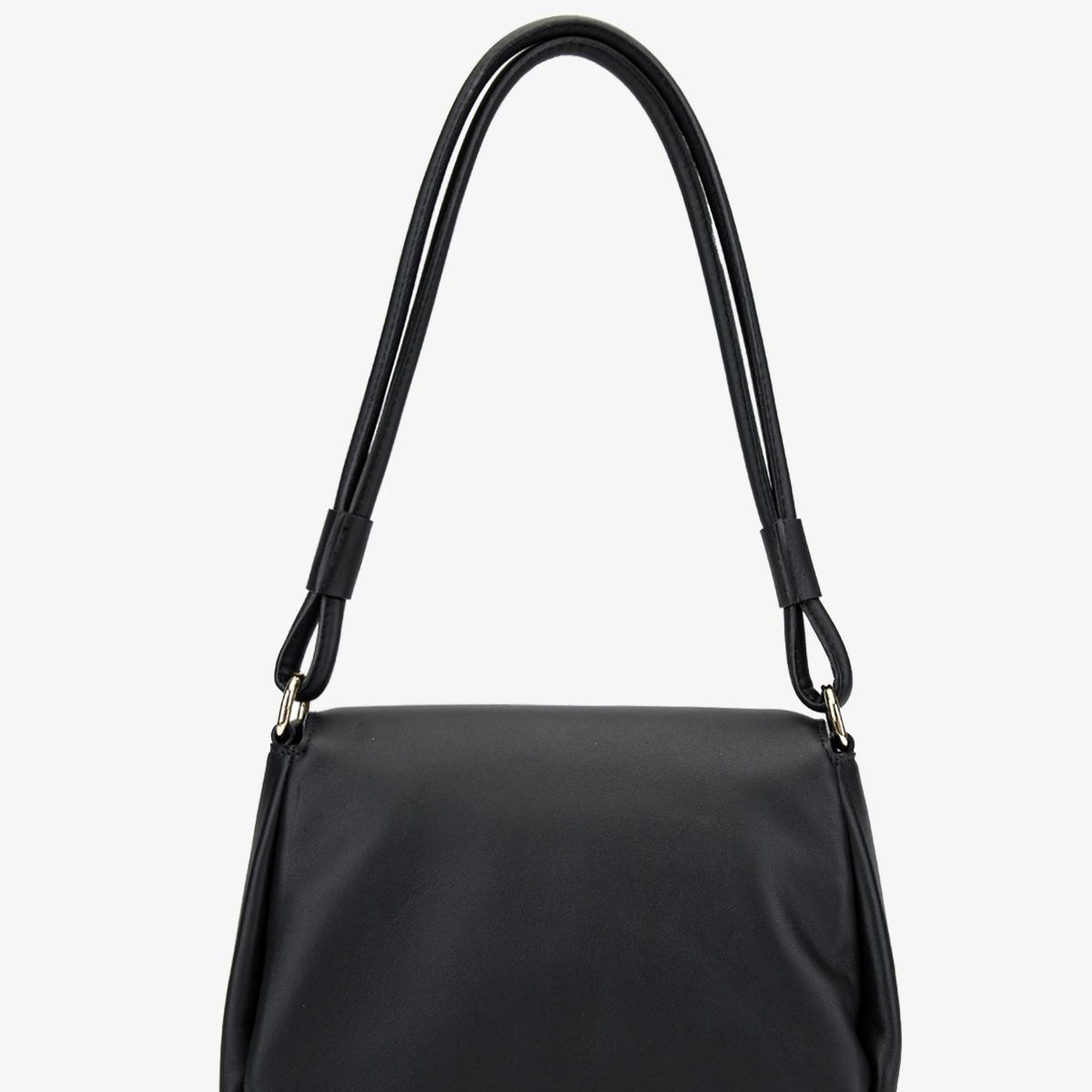 Valmenti Kadın Hakiki Deri Siyah Omuz Çanta