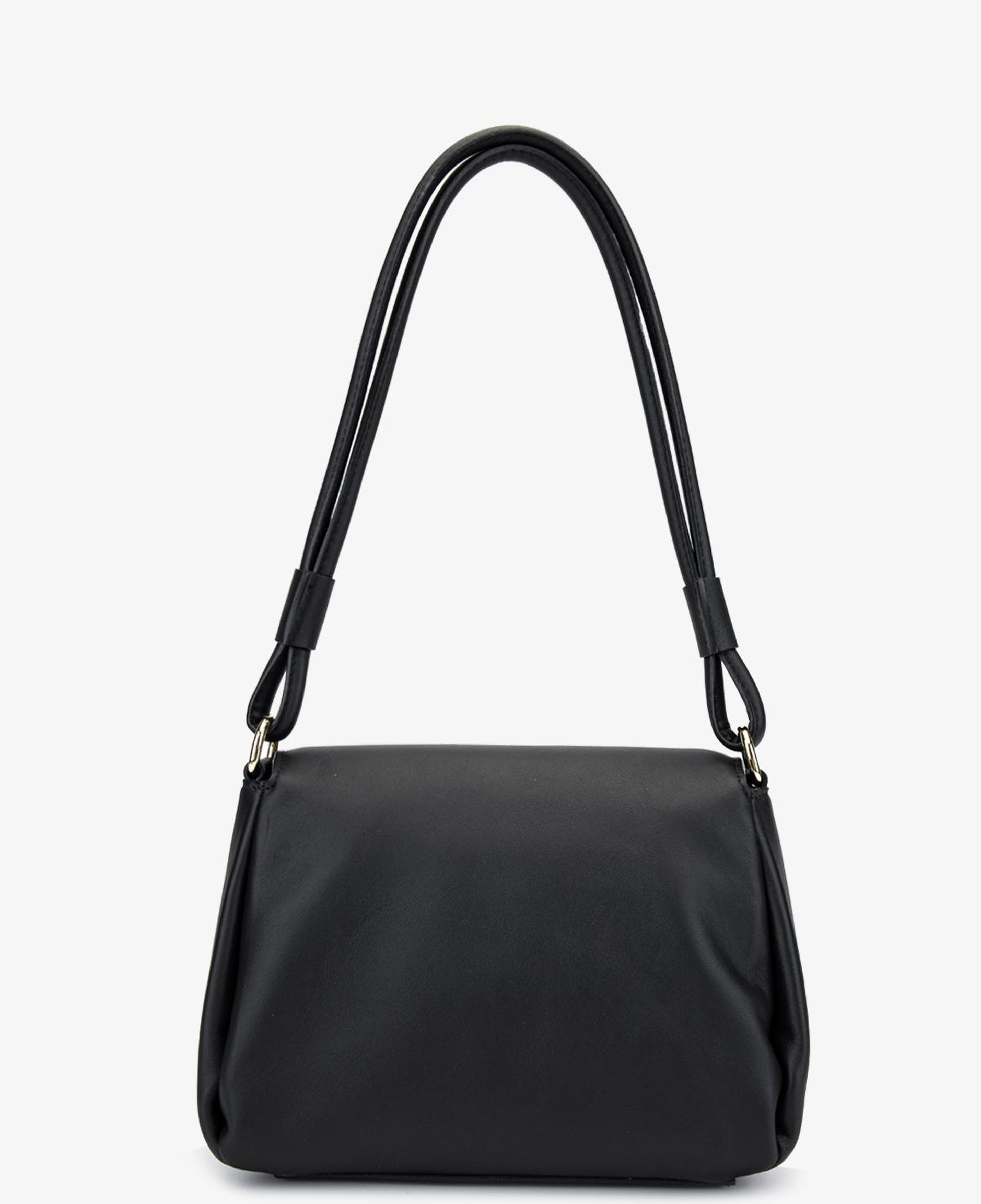 Valmenti Kadın Hakiki Deri Siyah Omuz Çanta