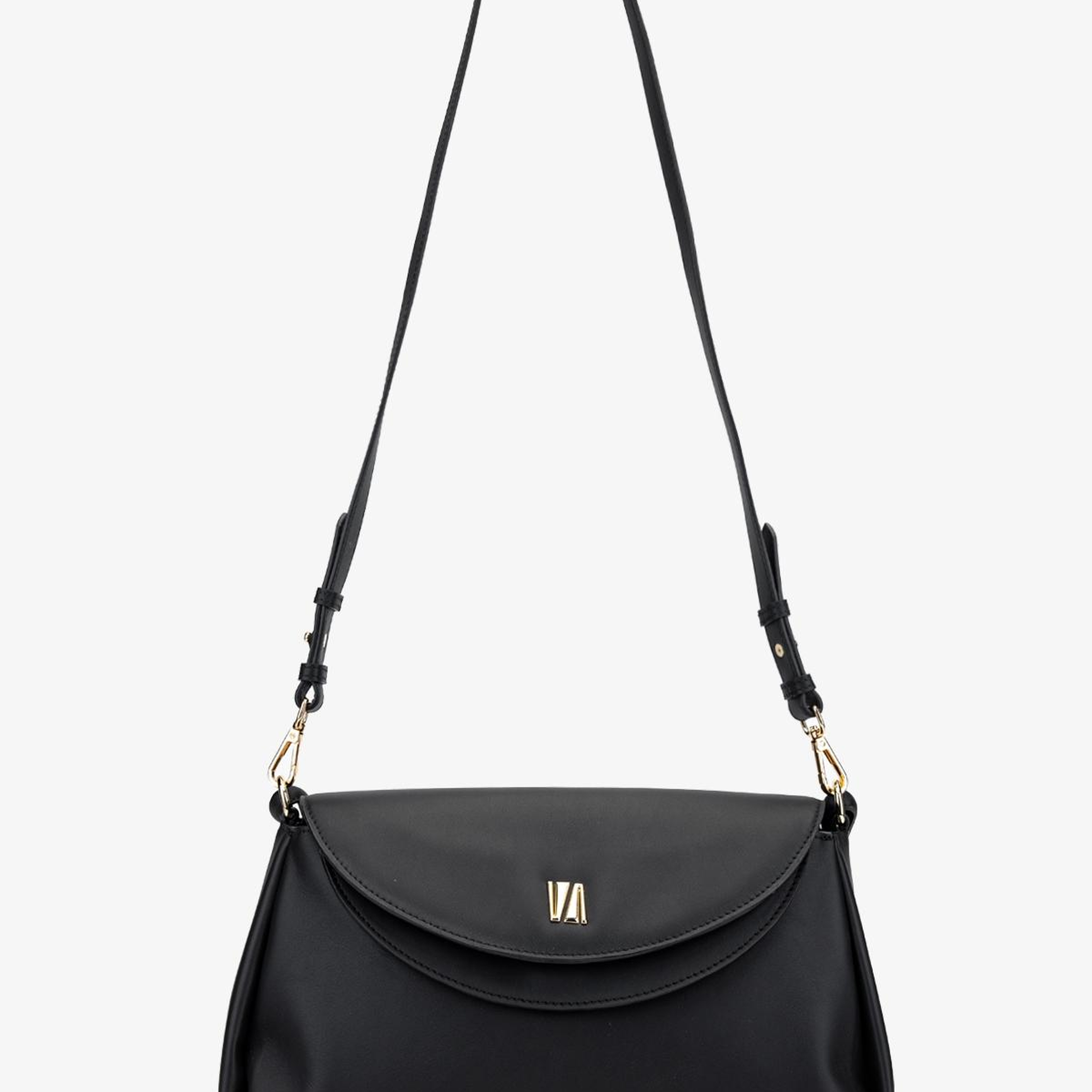 Valmenti Kadın Hakiki Deri Siyah Omuz Çanta