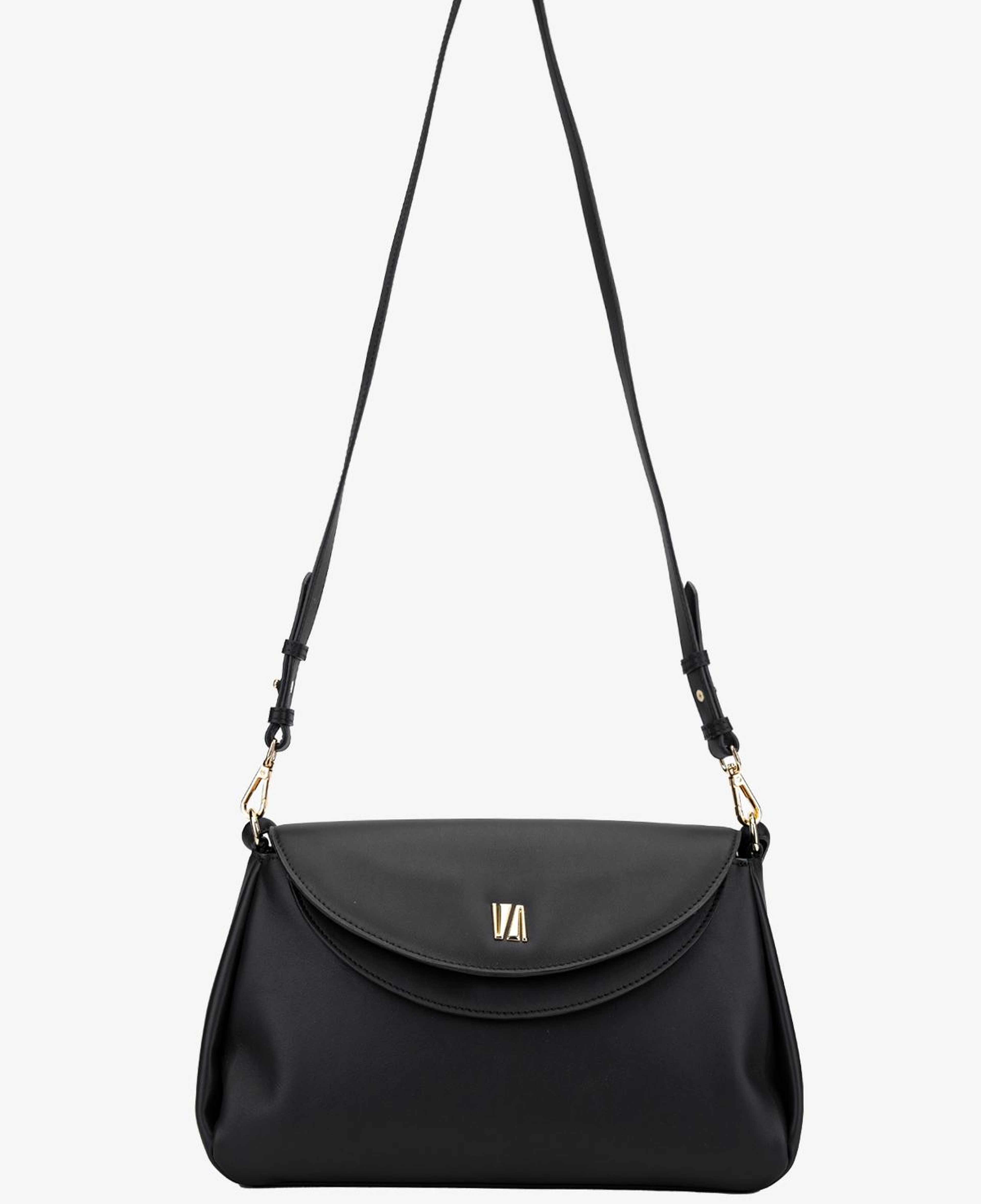 Valmenti Kadın Hakiki Deri Siyah Omuz Çanta