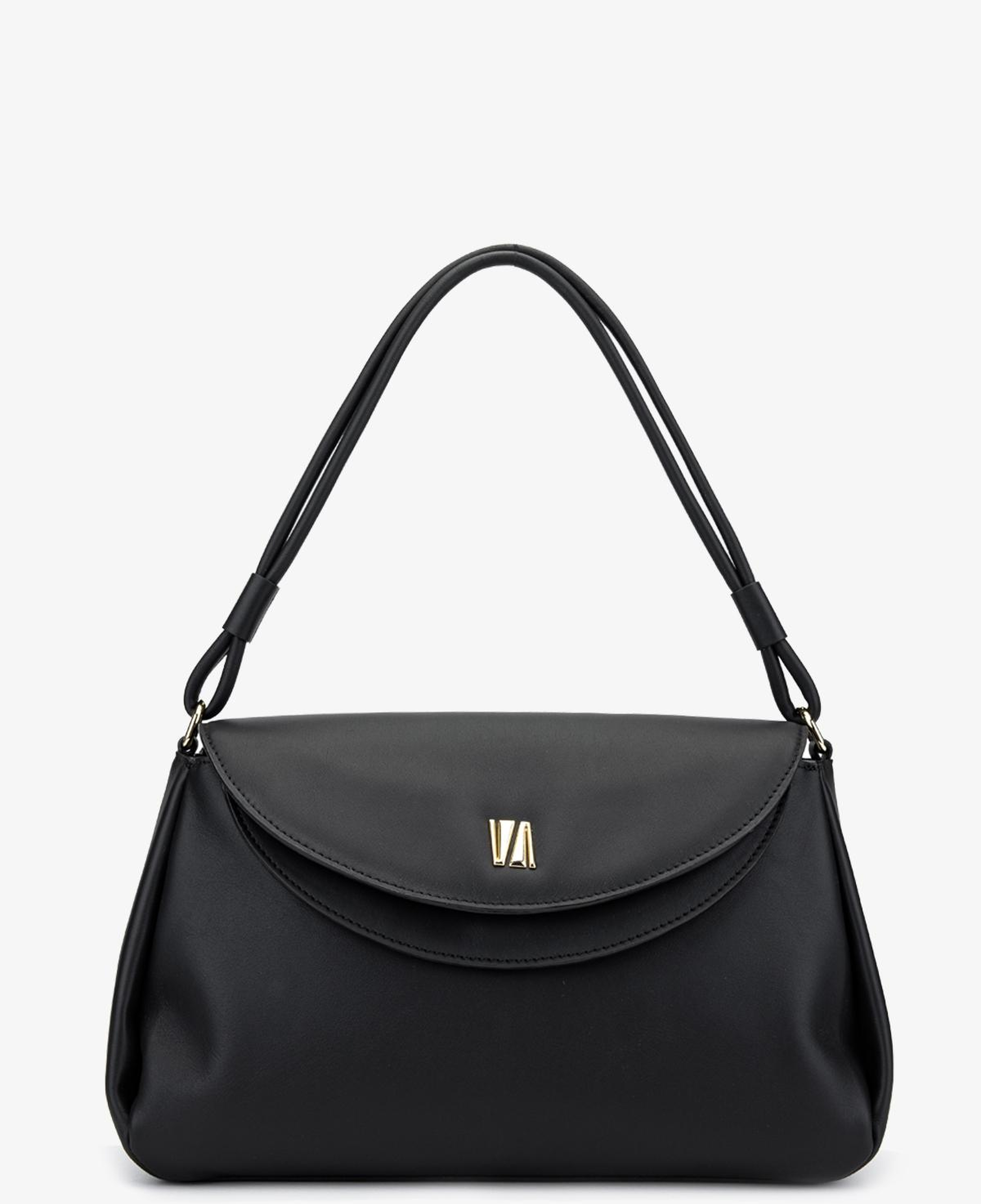 Valmenti Kadın Hakiki Deri Siyah Omuz Çanta