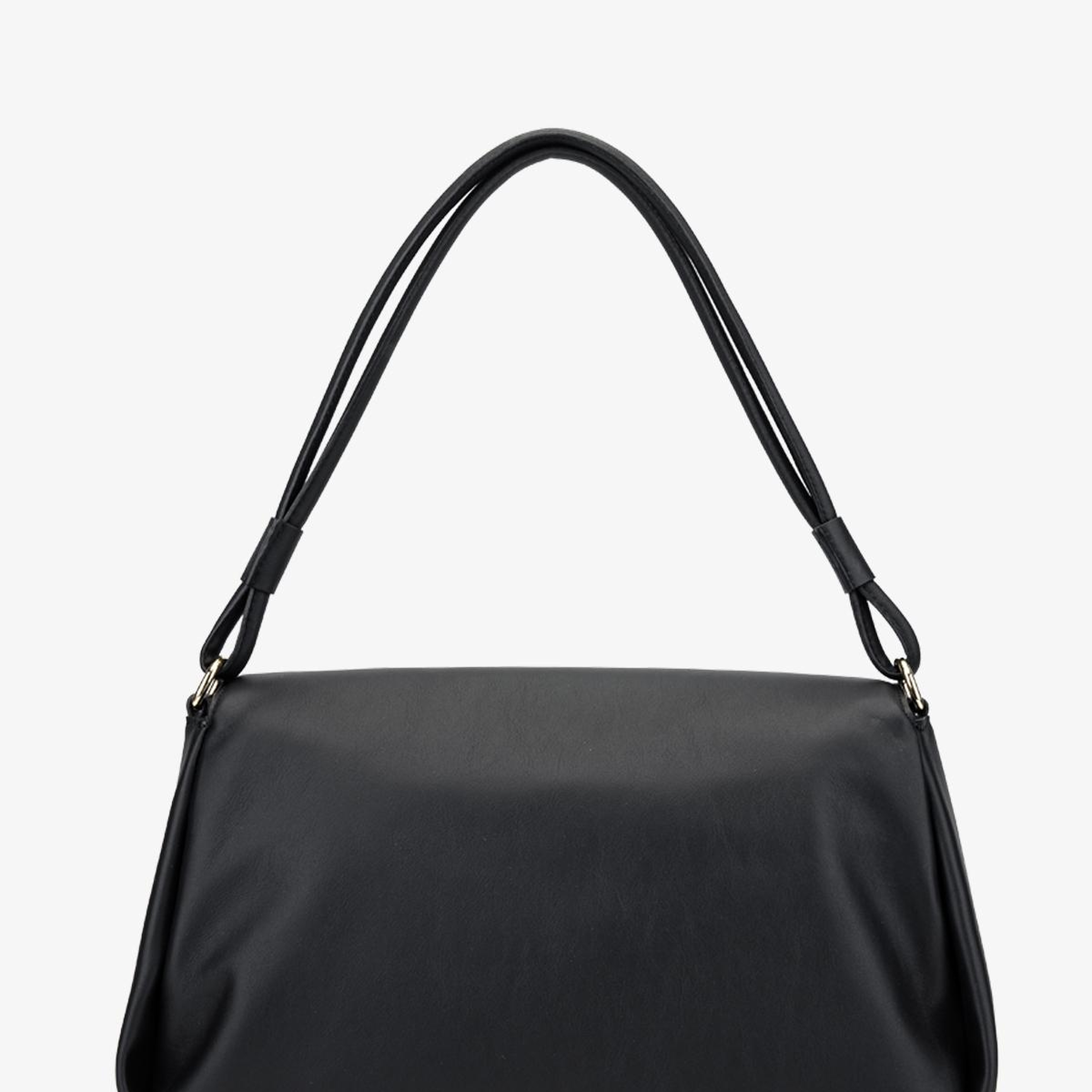 Valmenti Kadın Hakiki Deri Siyah Omuz Çanta