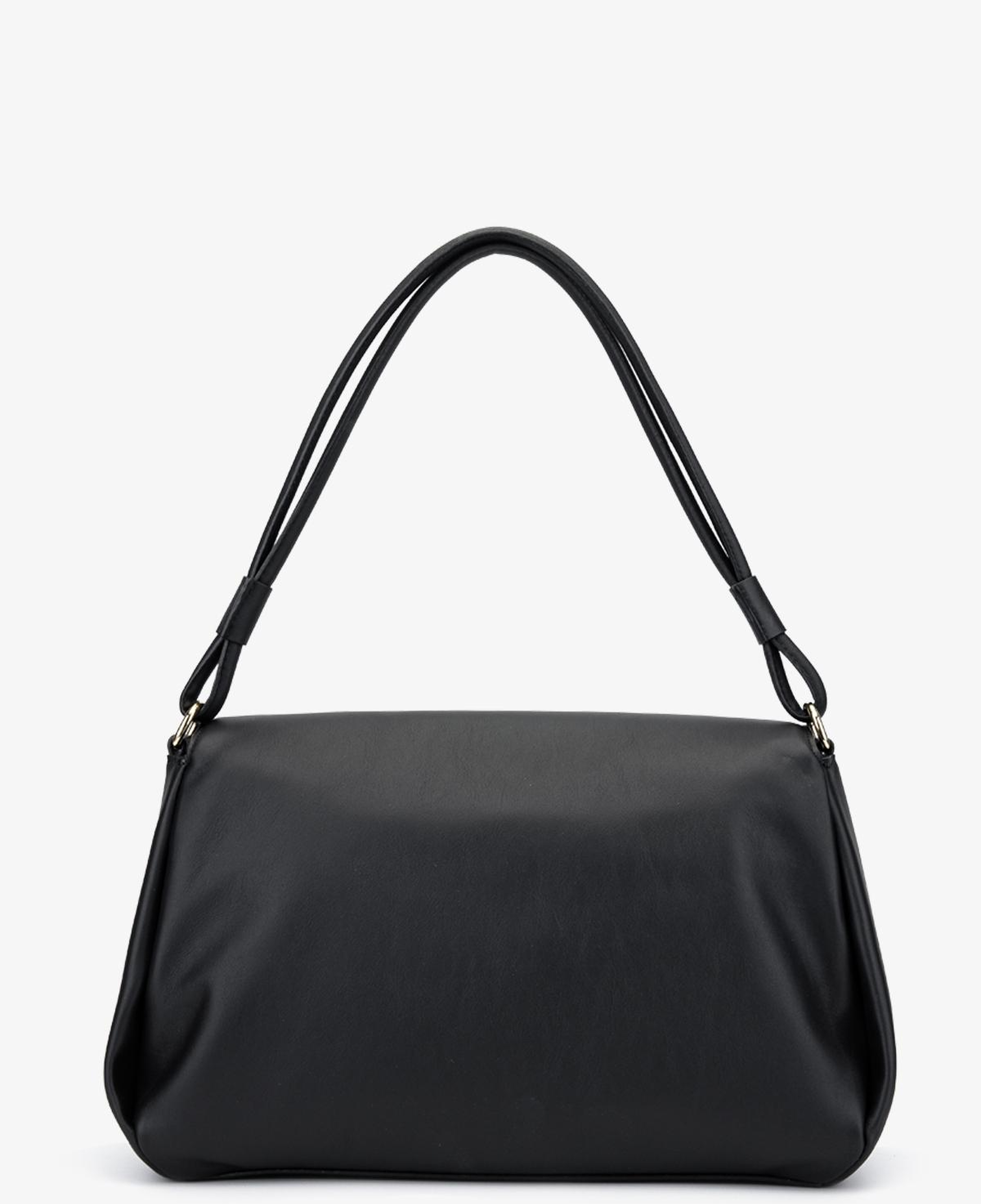 Valmenti Kadın Hakiki Deri Siyah Omuz Çanta