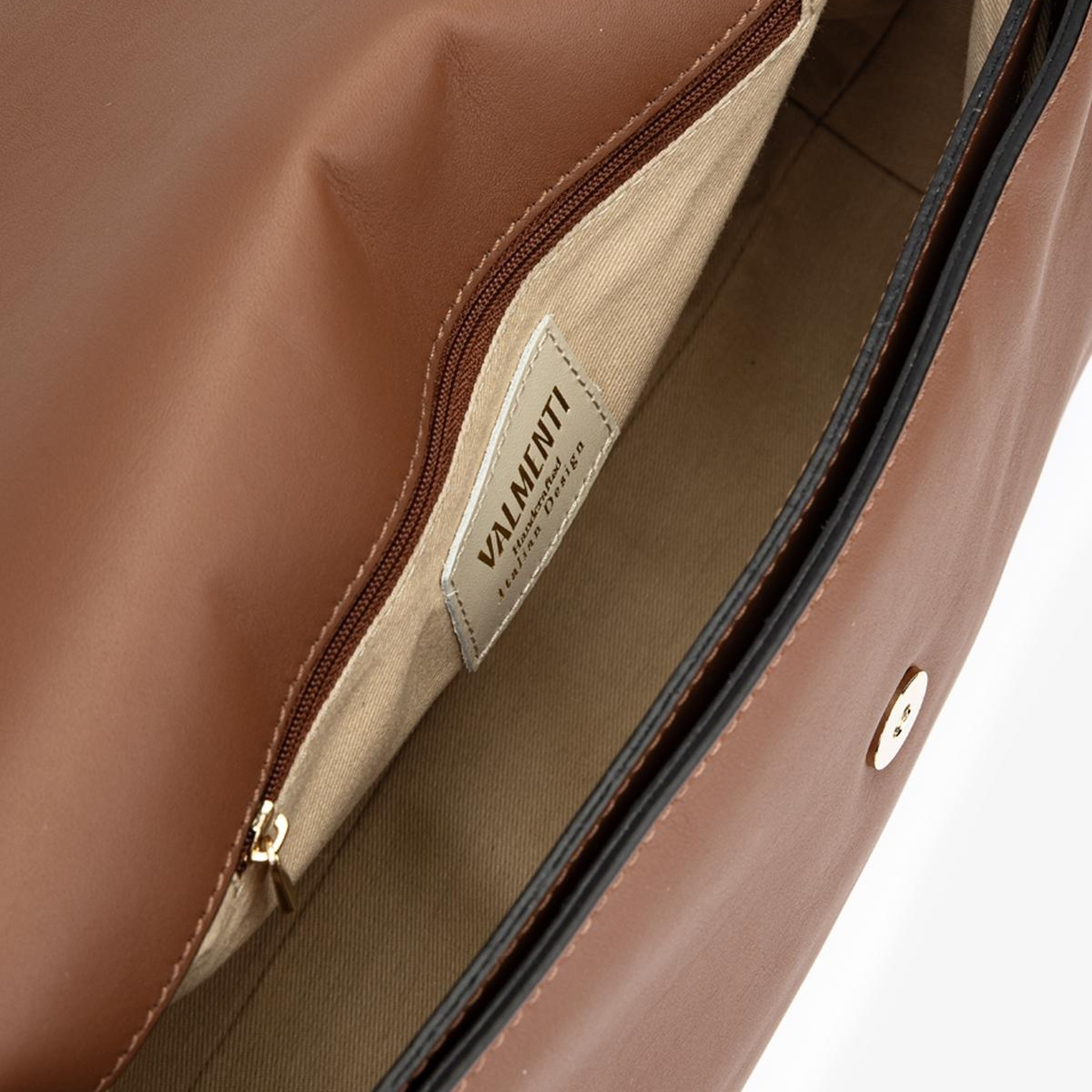 Valmenti Kadın Hakiki Deri Taba Omuz Çanta