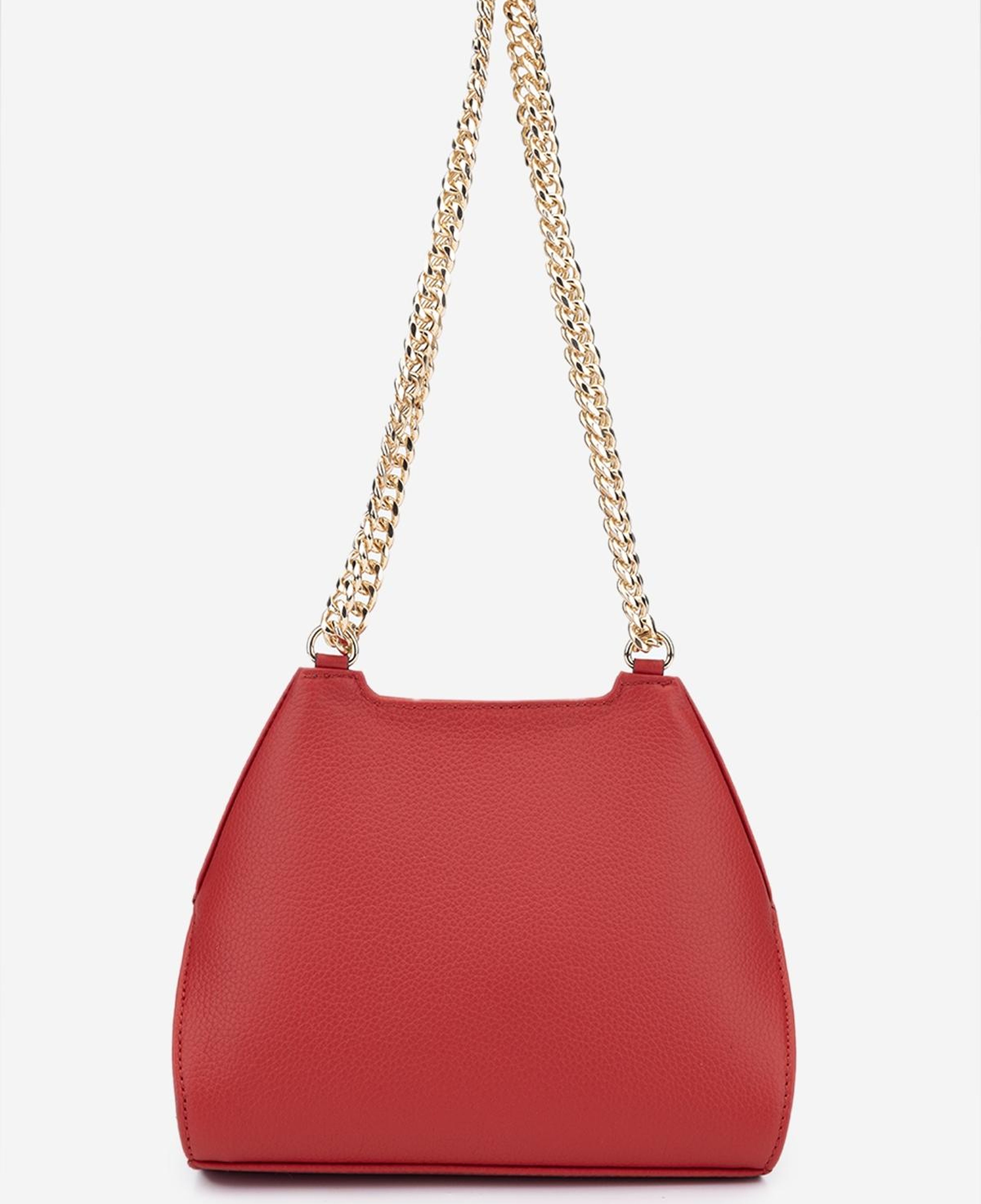 Valmenti Kadın Hakiki Deri Kırmızı Omuz Çanta