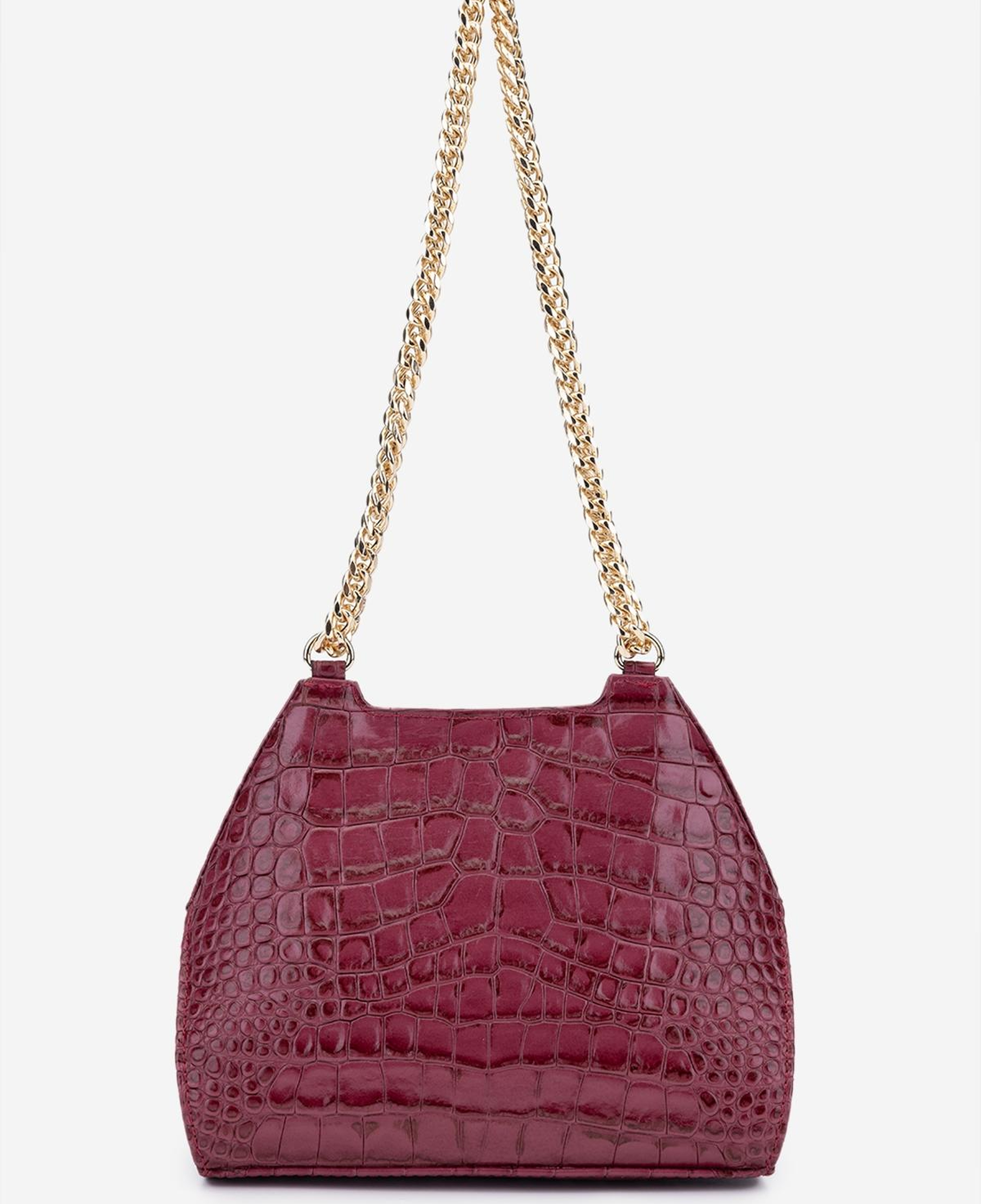 Valmenti Kadın Hakiki Deri Fuşya Omuz Çanta