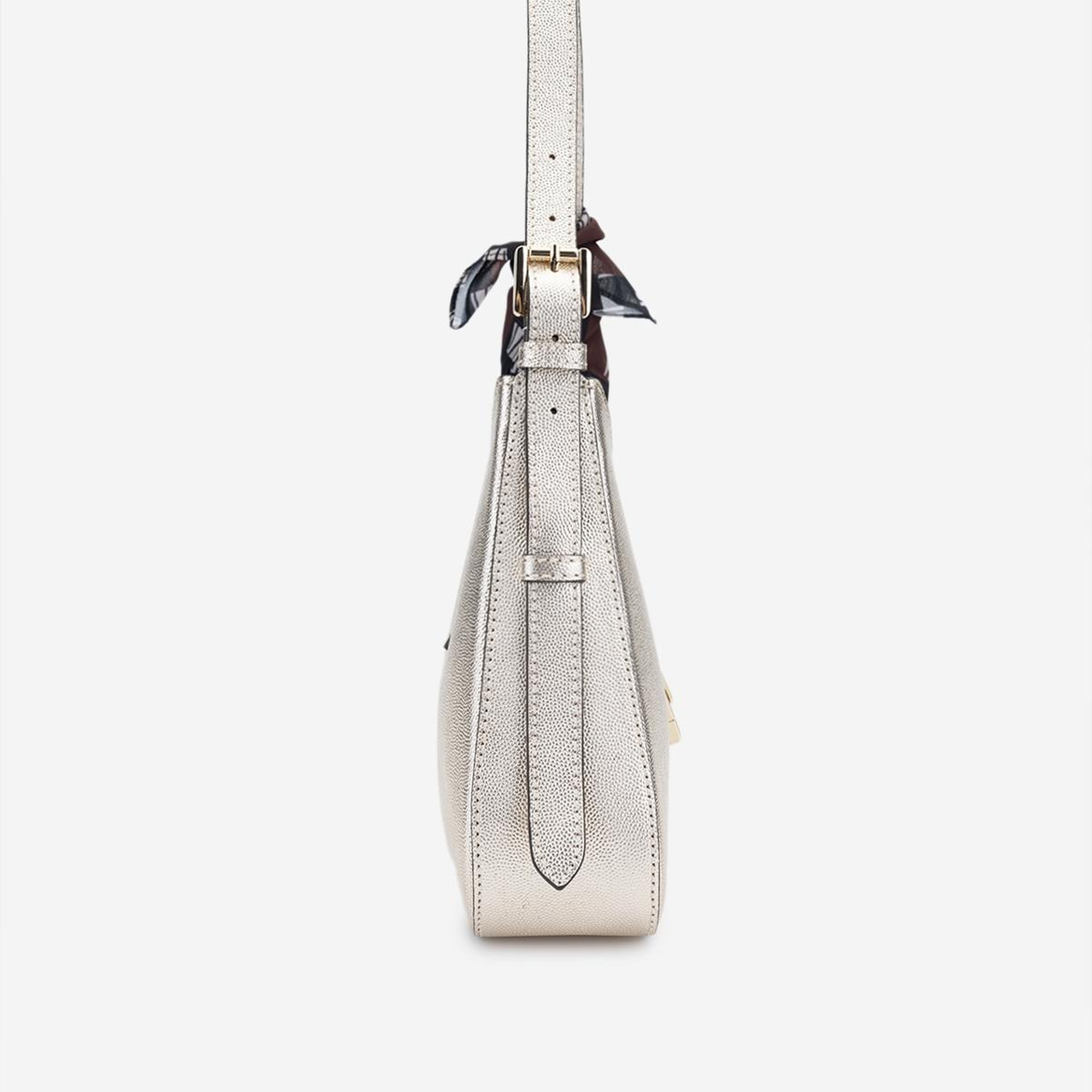 Valmenti Kadın Hakiki Deri Dore Omuz Çanta